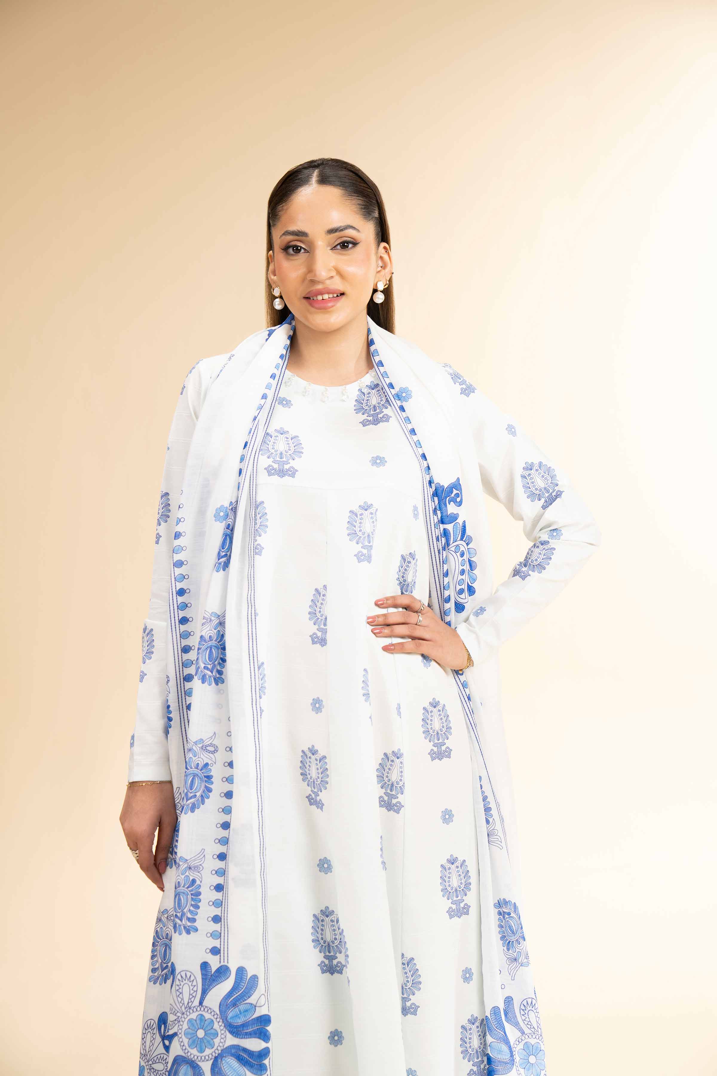 3 Piece - Digital Printed Suit - 42501681 for Women - Unstitched Collection | Nishat | Shop Online