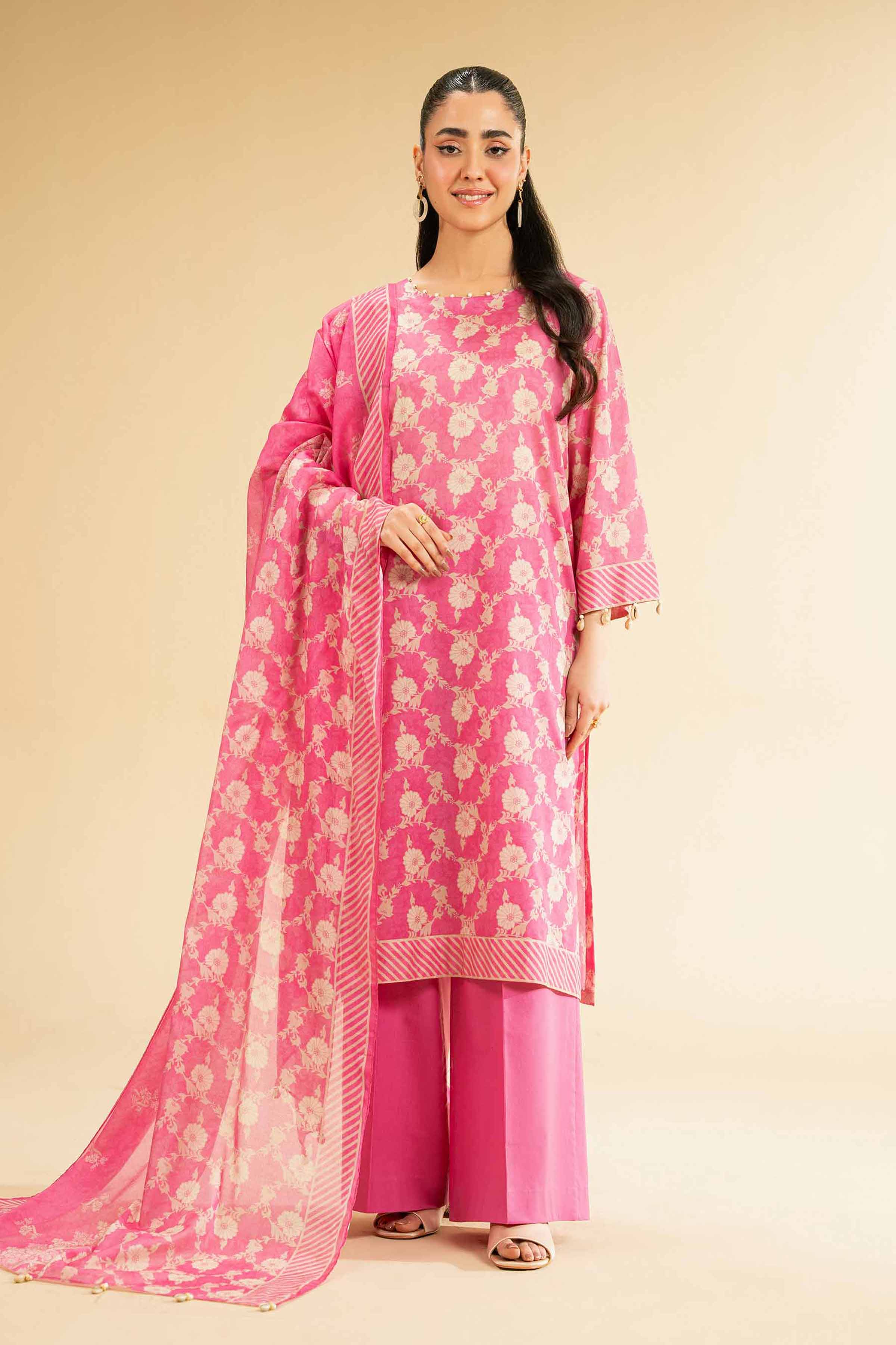 2 Piece - Printed Suit - 42501690 for Women - Unstitched Collection | Nishat | Shop Online