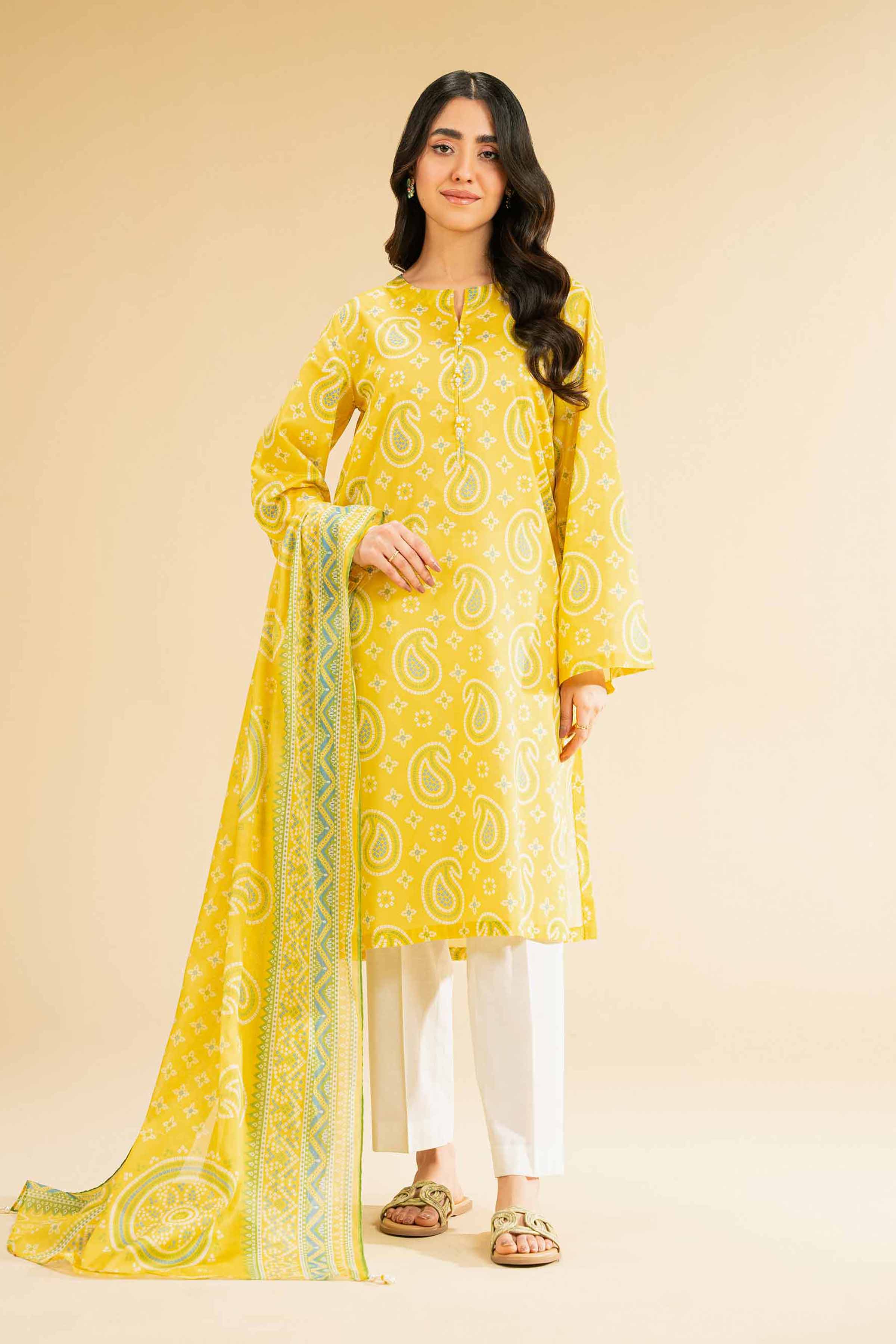 2 Piece - Printed Suit - 42501694 for Women - Unstitched Collection | Nishat | Shop Online