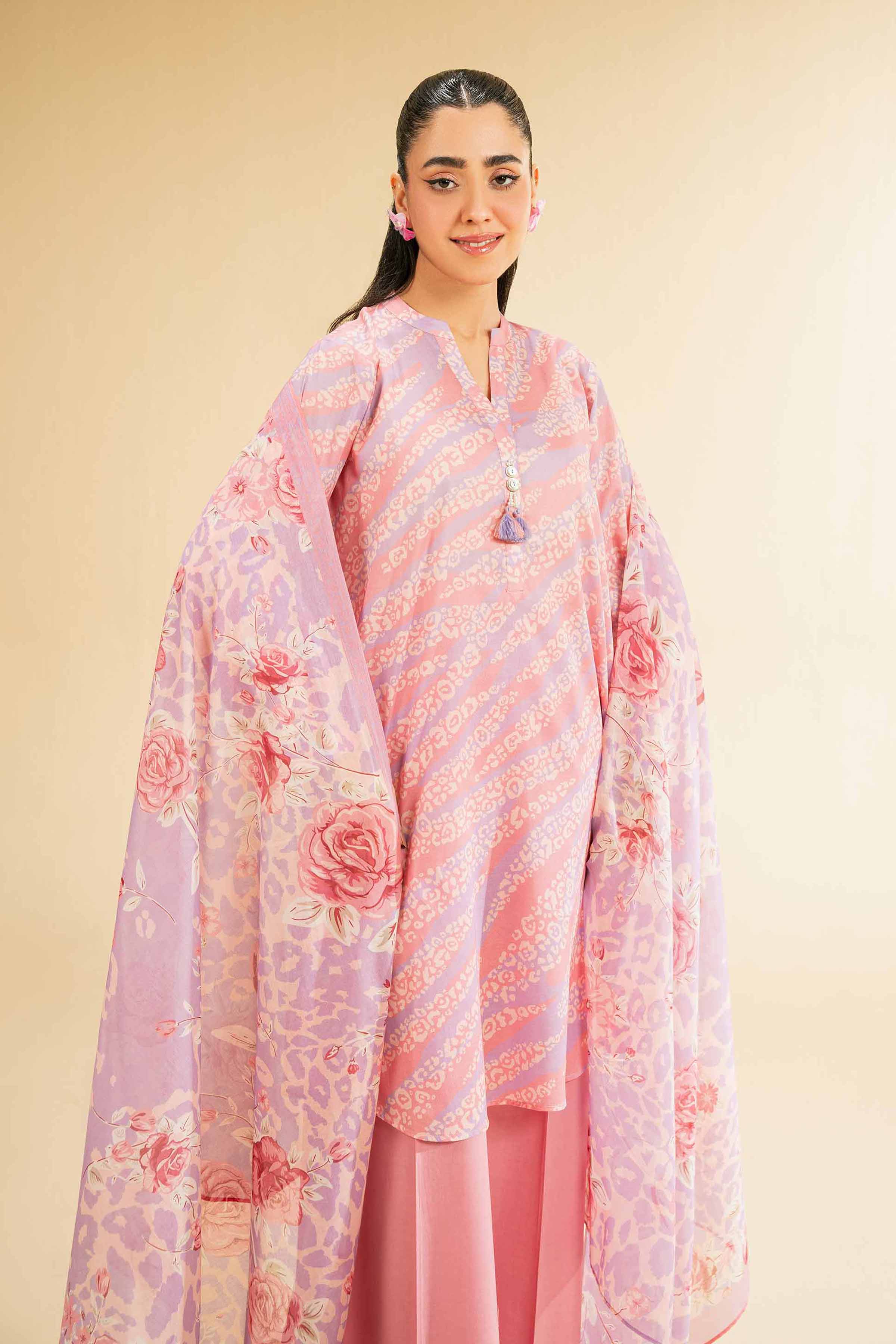 2 Piece - Printed Suit - 42501695 for Women - Unstitched Collection | Nishat | Shop Online