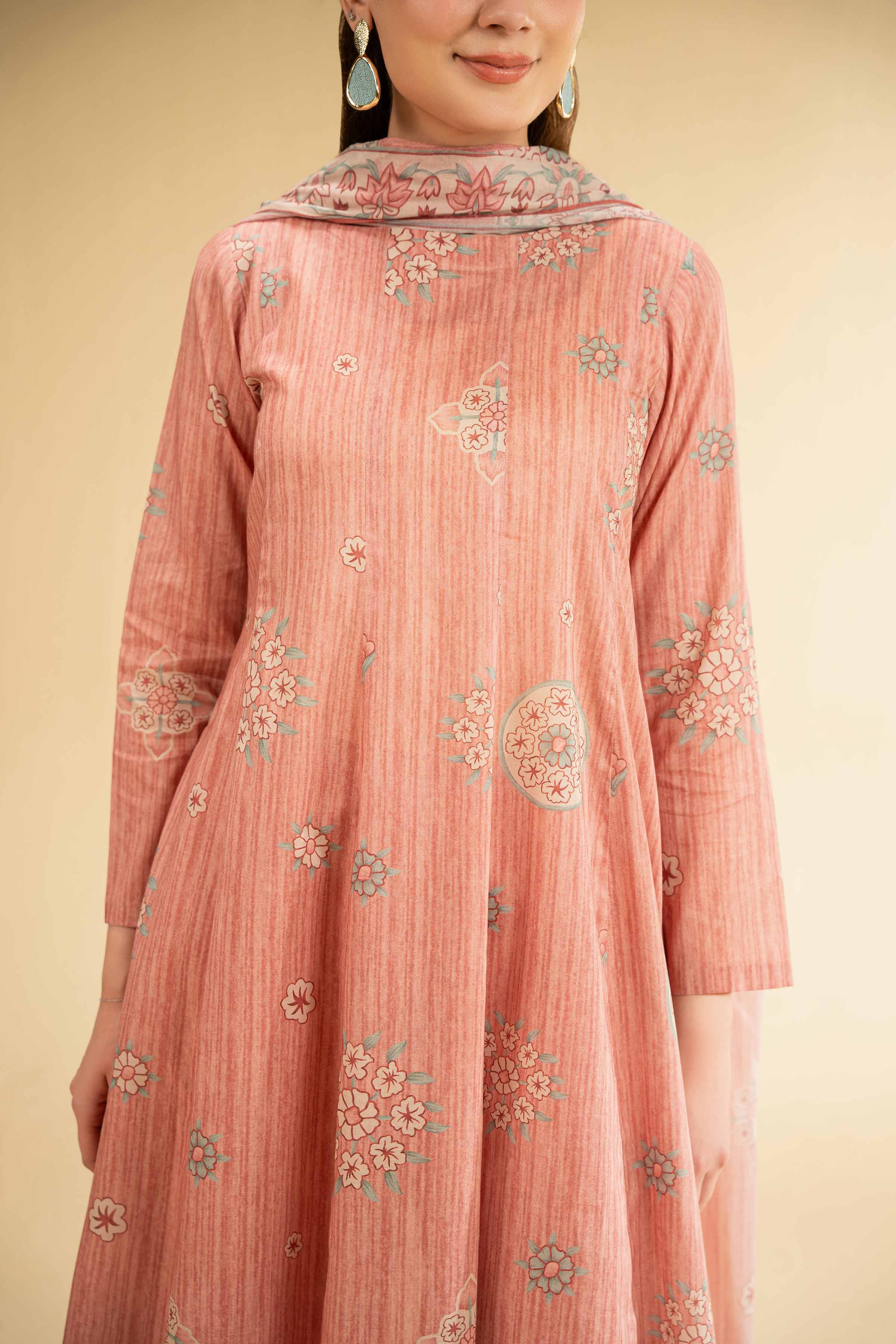 2 Piece - Printed Suit - 42501696 for Women - Unstitched Collection | Nishat | Shop Online
