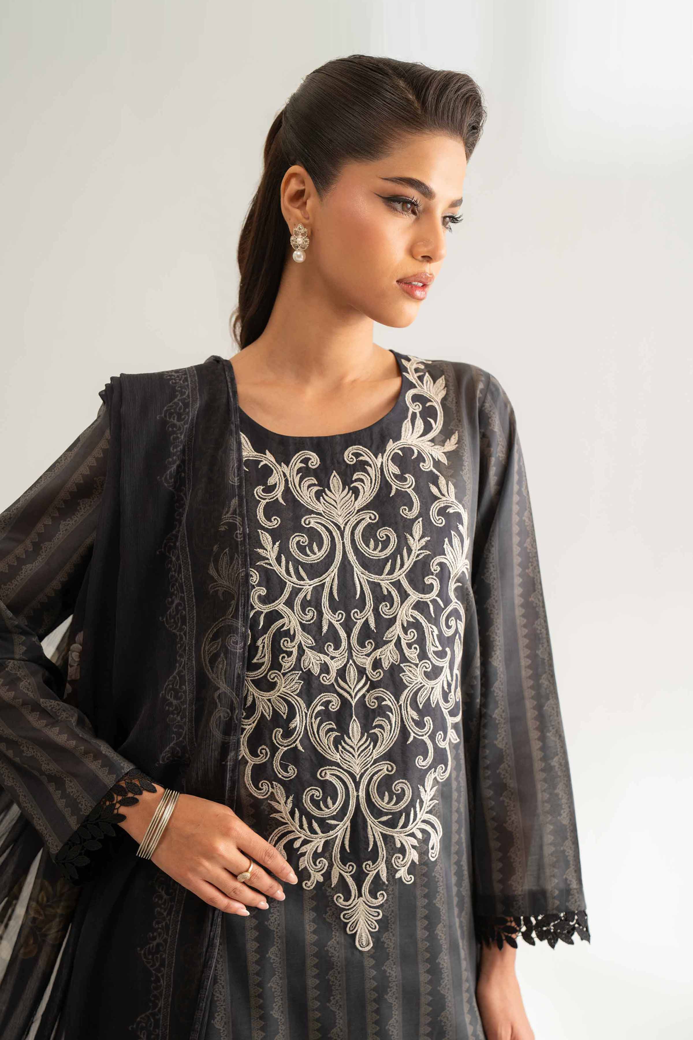 3 Piece - Digital Printed Embroidered Suit - 42501703 for Women - Unstitched Collection | Nishat | Shop Online