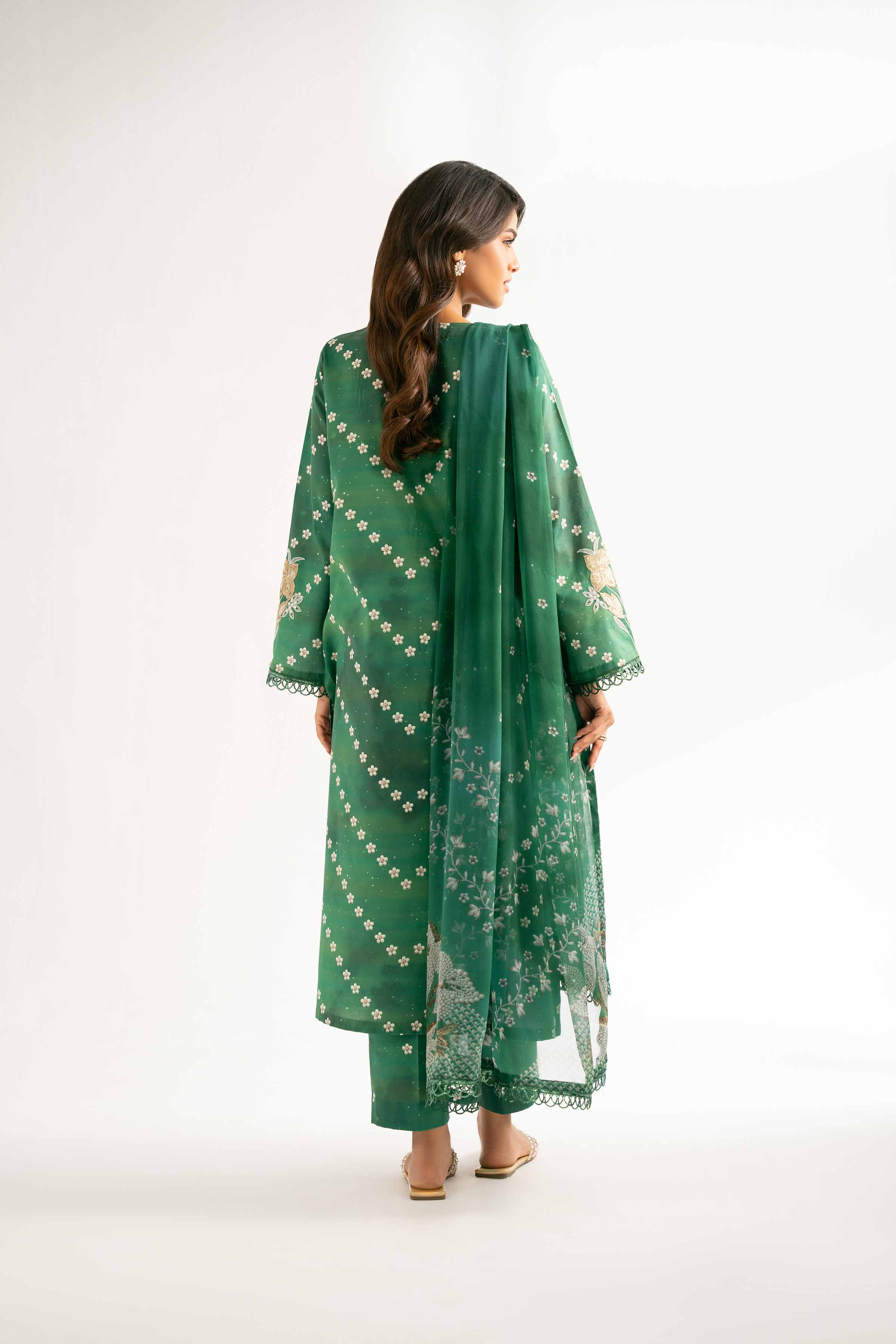 3 Piece - Digital Printed Embroidered Suit - 42501707 for Women - Unstitched Collection | Nishat | Shop Online