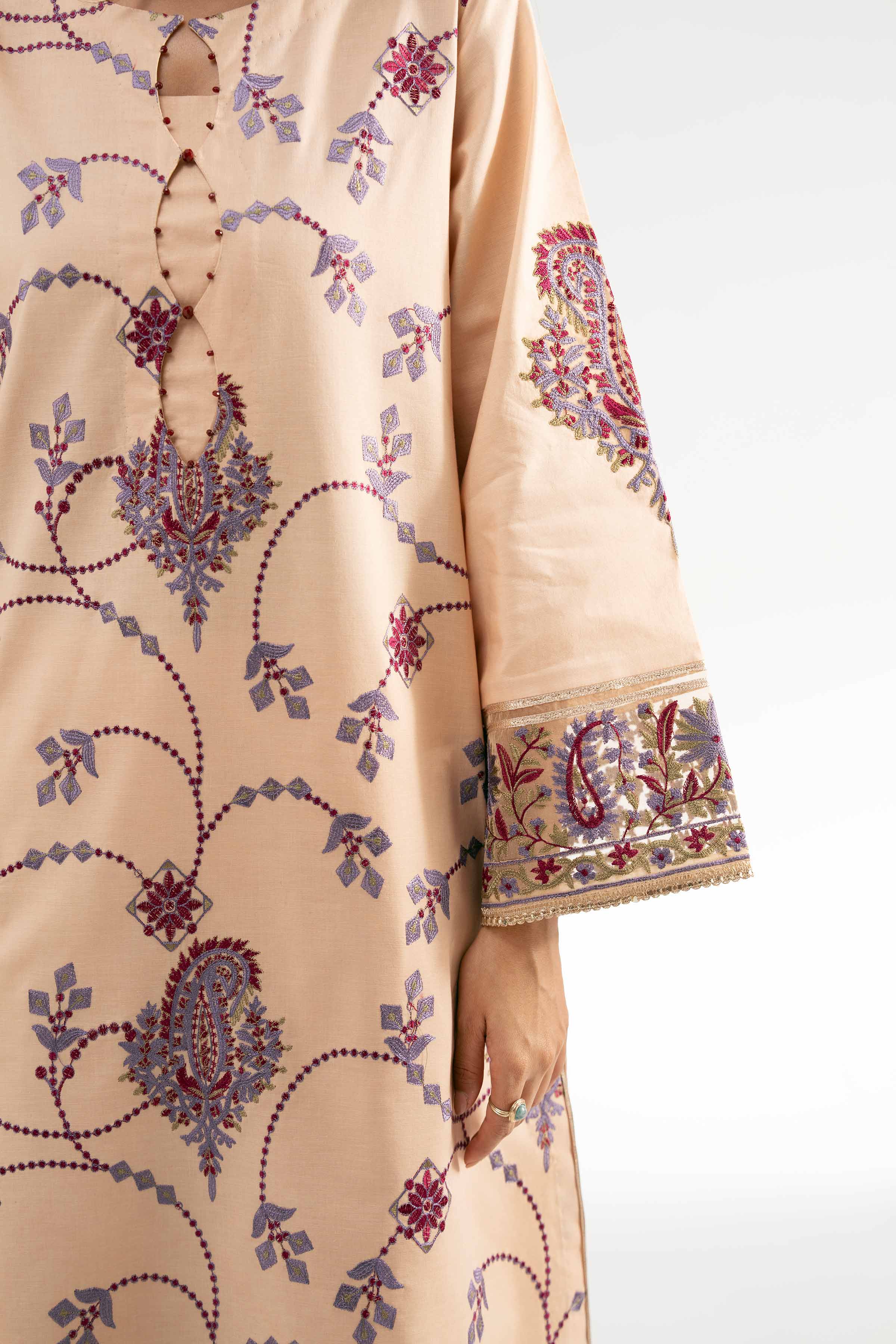 3 Piece - Digital Printed Embroidered Suit - 42501711 for Women - Unstitched Collection | Nishat | Shop Online