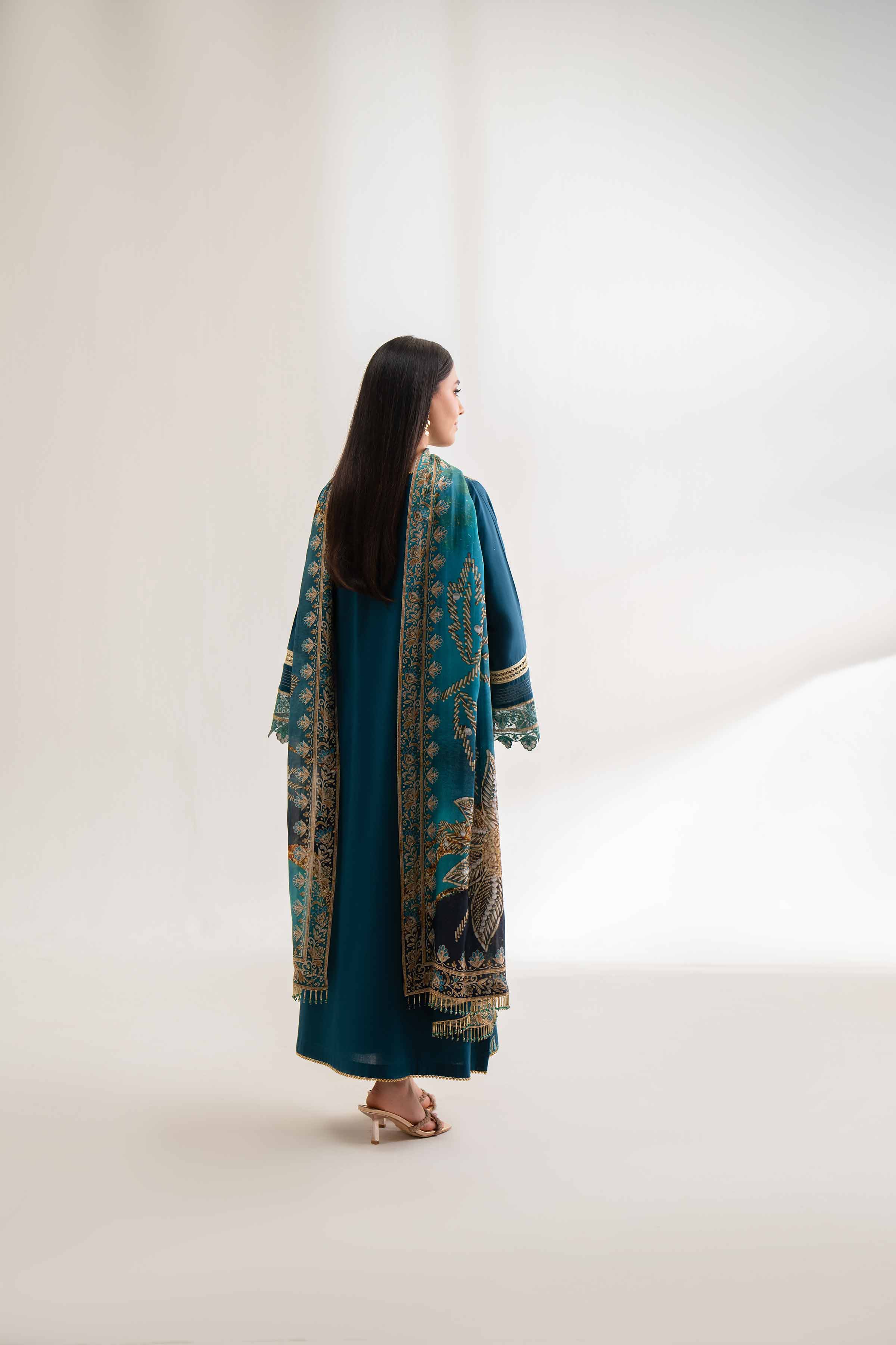 3 Piece - Digital Printed Embroidered Suit - 42501712 for Women - Unstitched Collection | Nishat | Shop Online