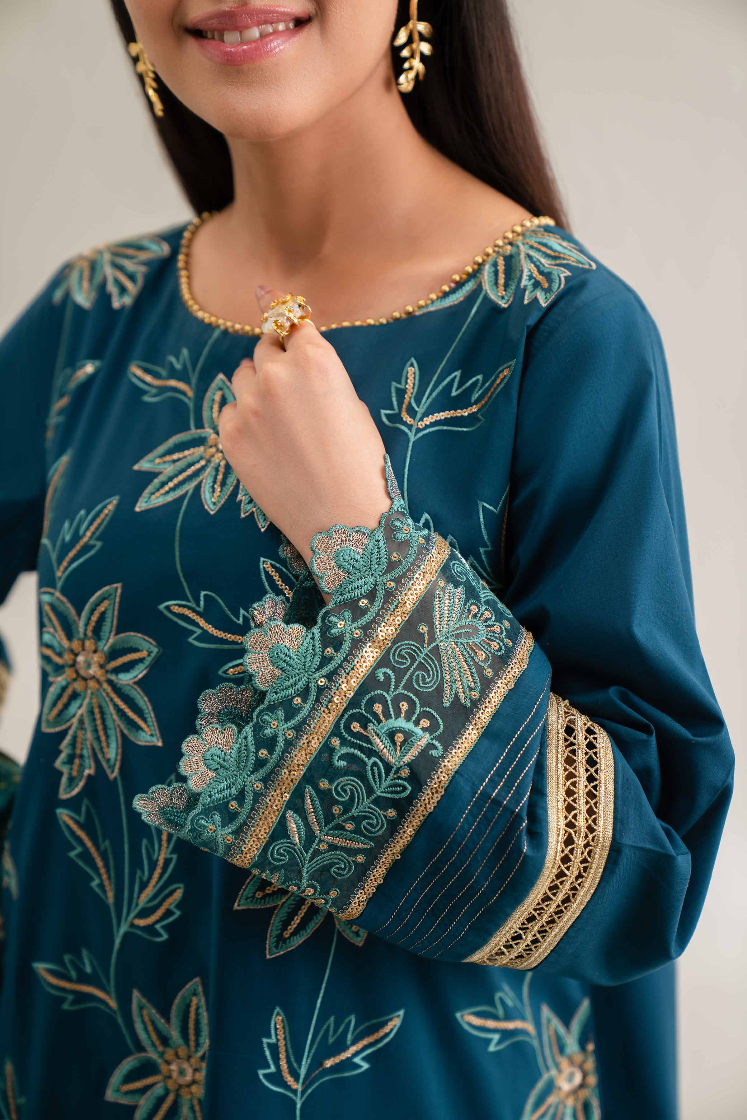 3 Piece - Digital Printed Embroidered Suit - 42501712 for Women - Unstitched Collection | Nishat | Shop Online