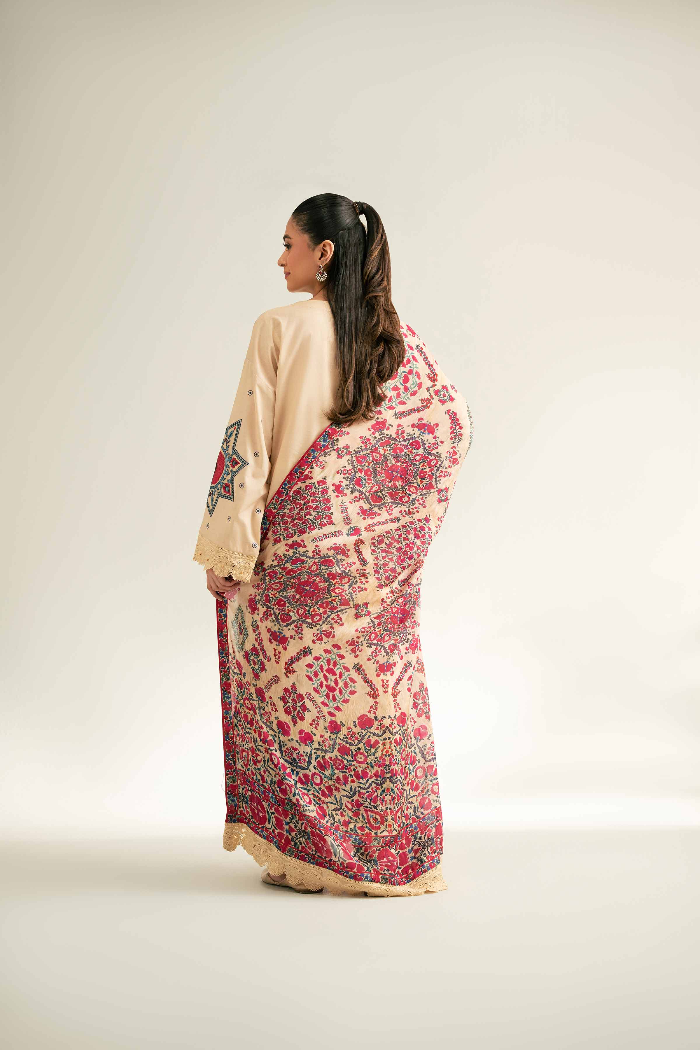 3 Piece - Digital Printed Embroidered Suit - 42501713 for Women - Unstitched Collection | Nishat | Shop Online