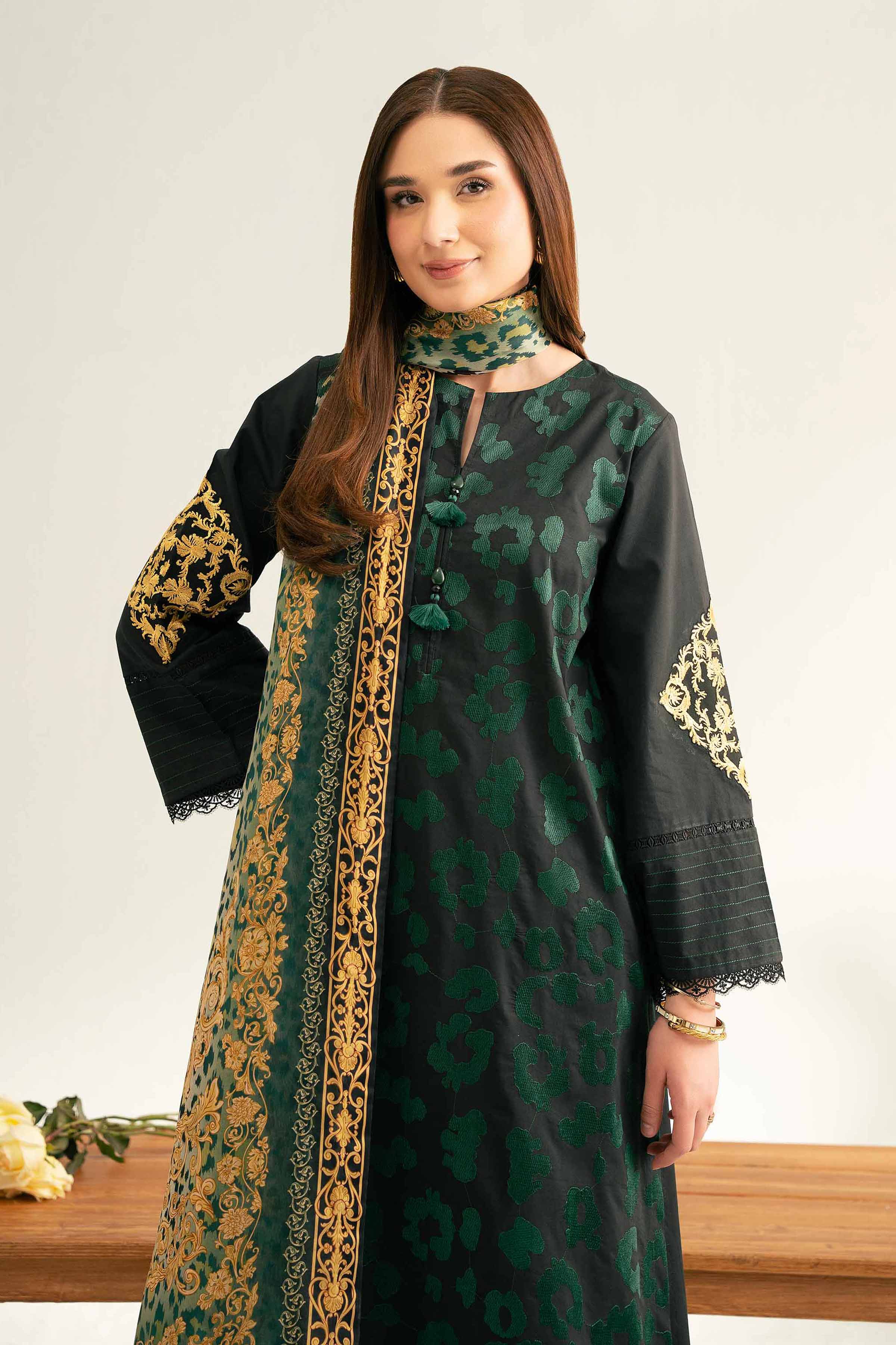 3 Piece - Digital Printed Embroidered Suit - 42501714 for Women - Unstitched Collection | Nishat | Shop Online