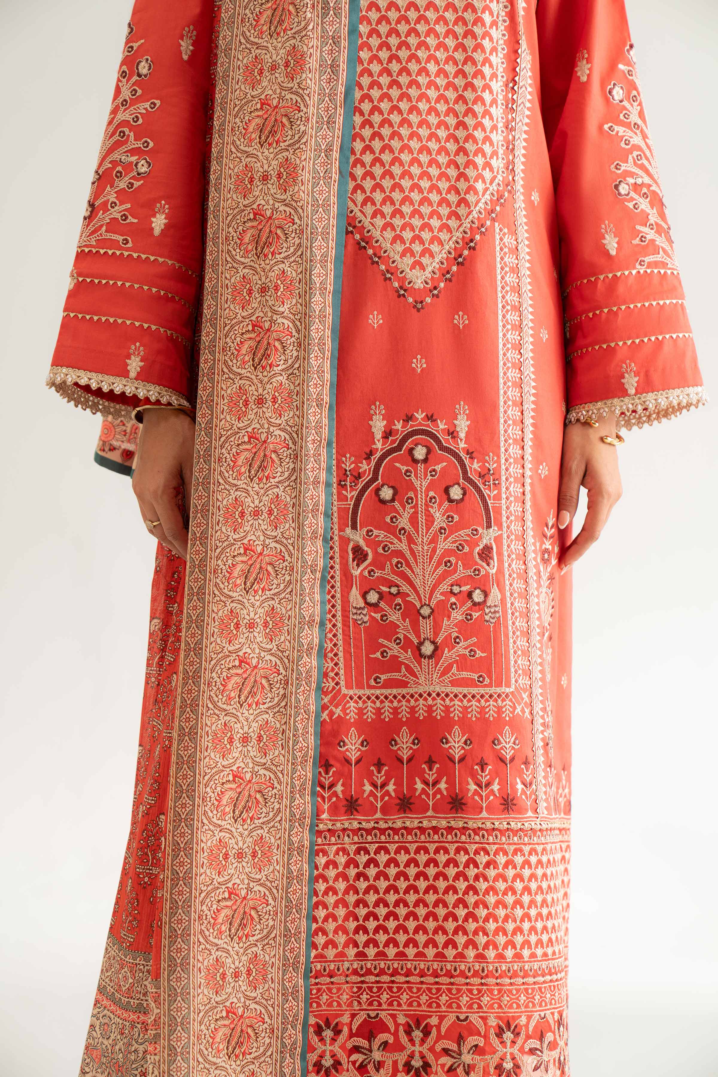 3 Piece - Digital Printed Embroidered Suit - 42501715 for Women - Unstitched Collection | Nishat | Shop Online