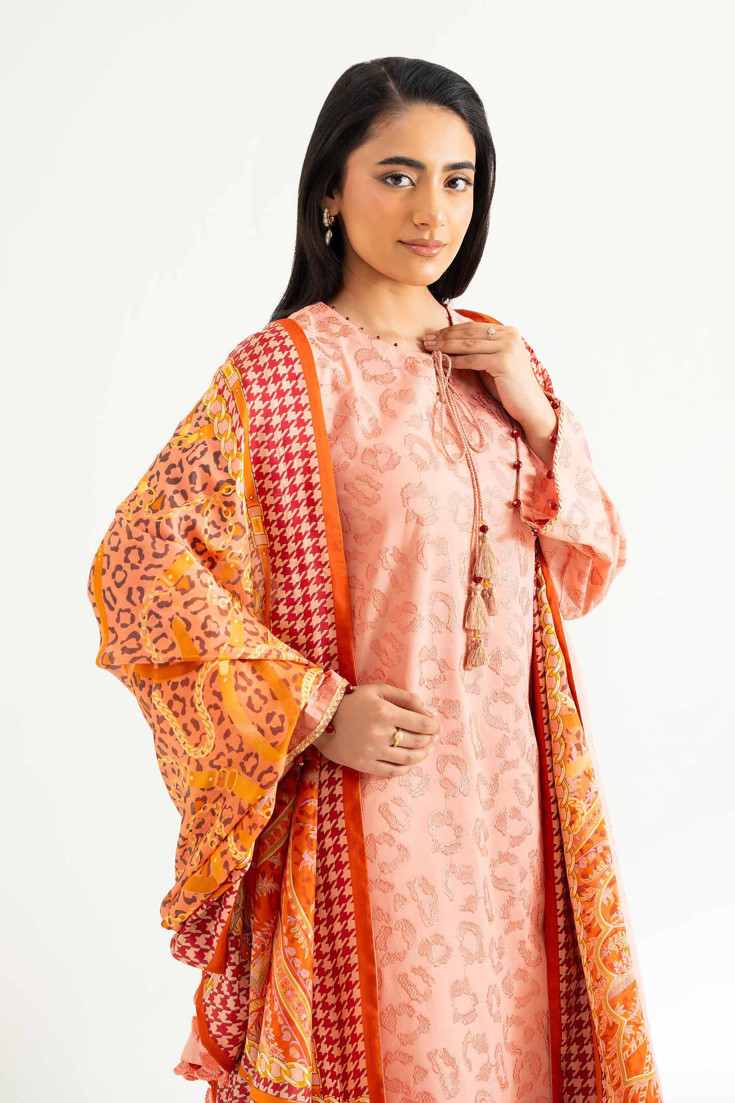3 Piece - Digital Printed Embroidered Suit - 42501718 for Women - Unstitched Collection | Nishat | Shop Online