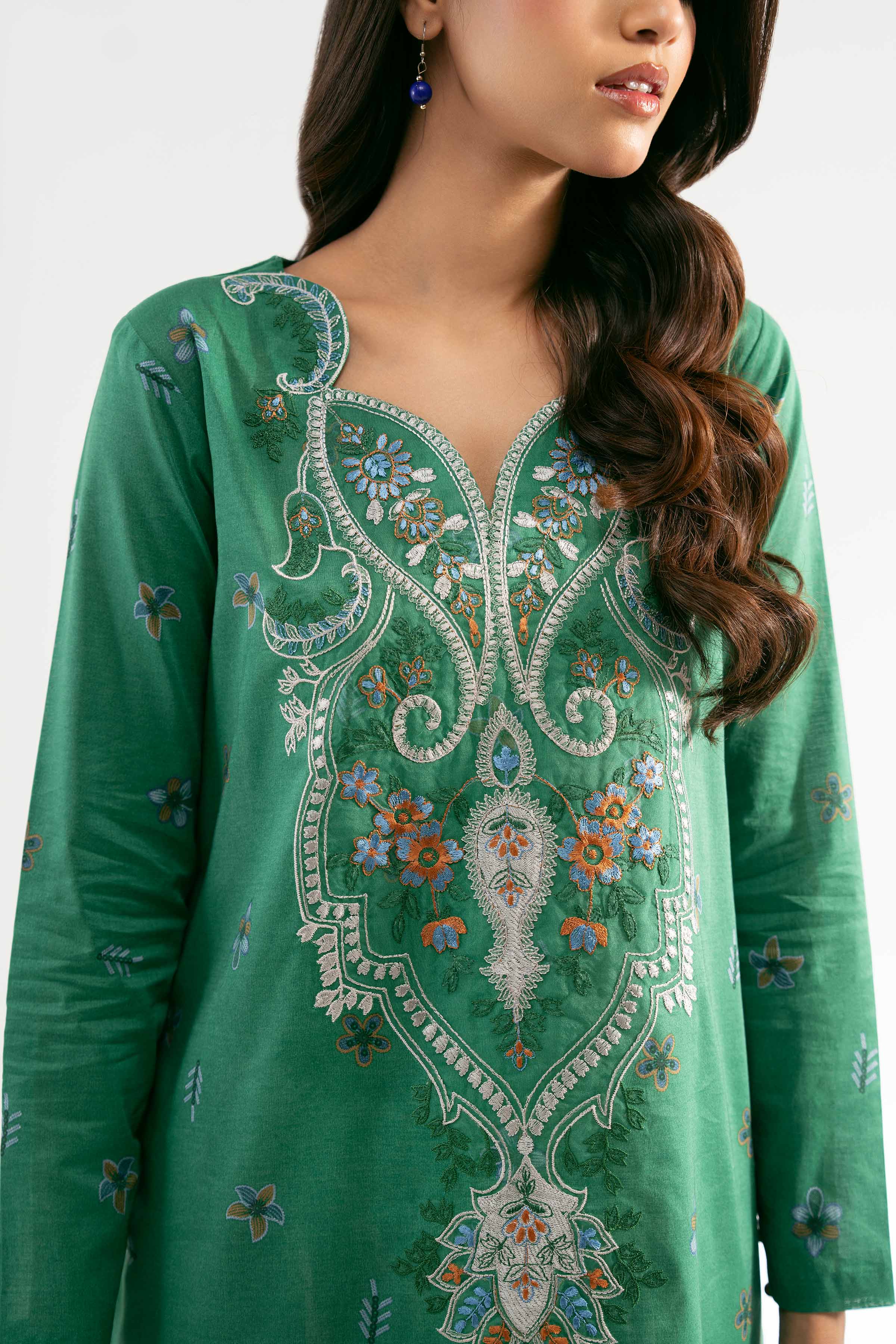 2 Piece - Digital Printed Embroidered Suit - 42501721 for Women - Unstitched Collection | Nishat | Shop Online
