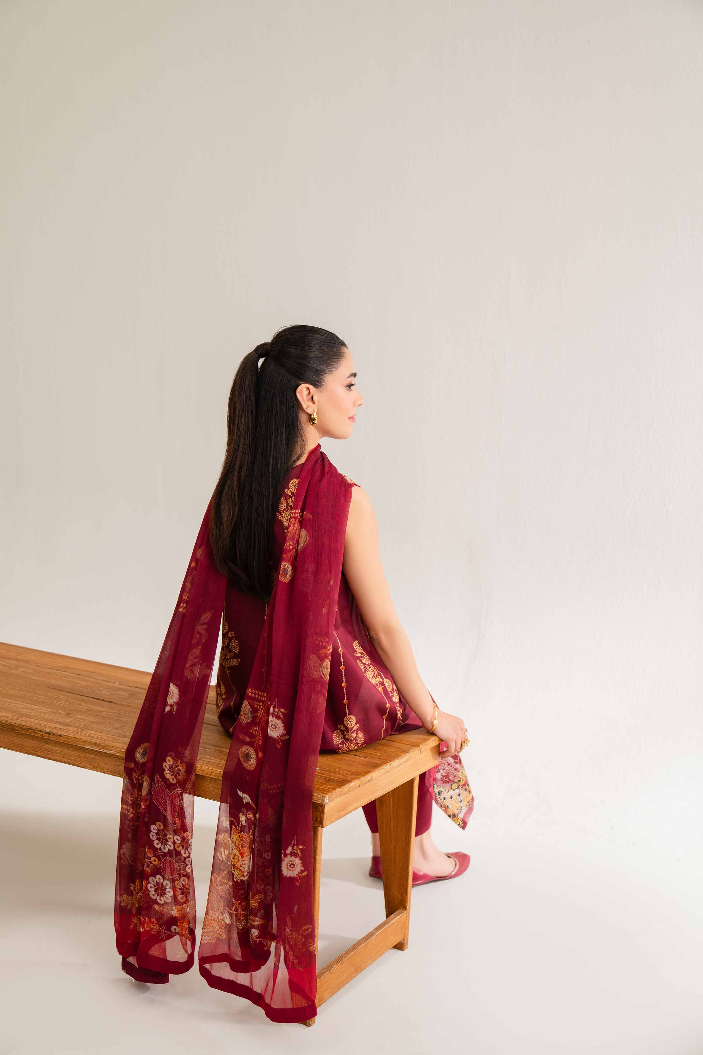 2 Piece - Digital Printed Embroidered Suit - 42501722 for Women - Unstitched Collection | Nishat | Shop Online