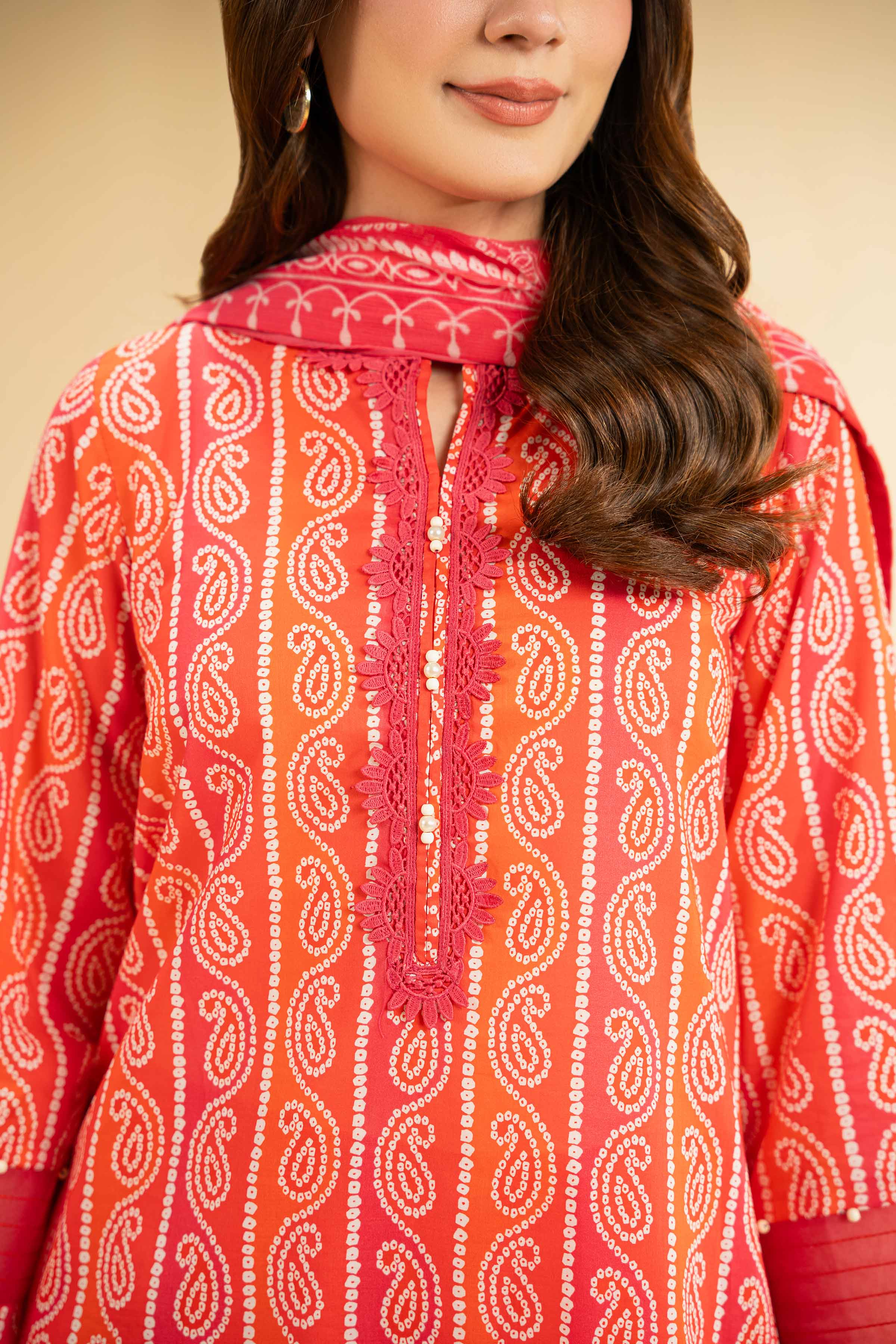 2 Piece - Digital Printed Embroidered Suit - 42501734 for Women - Unstitched Collection | Nishat | Shop Online