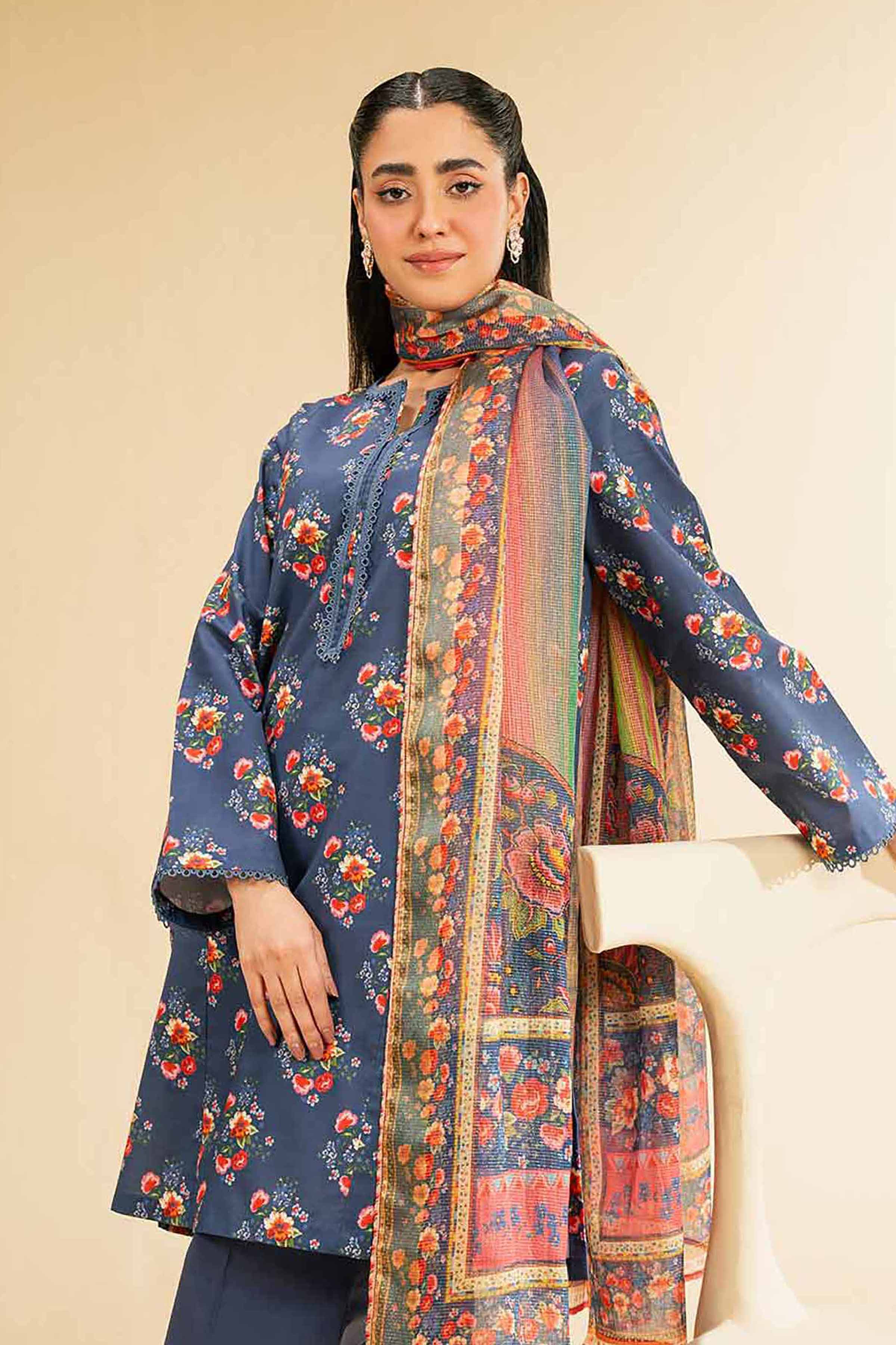 2 Piece - Digital Printed Suit - 42501742 for Women - Unstitched Collection | Nishat | Shop Online