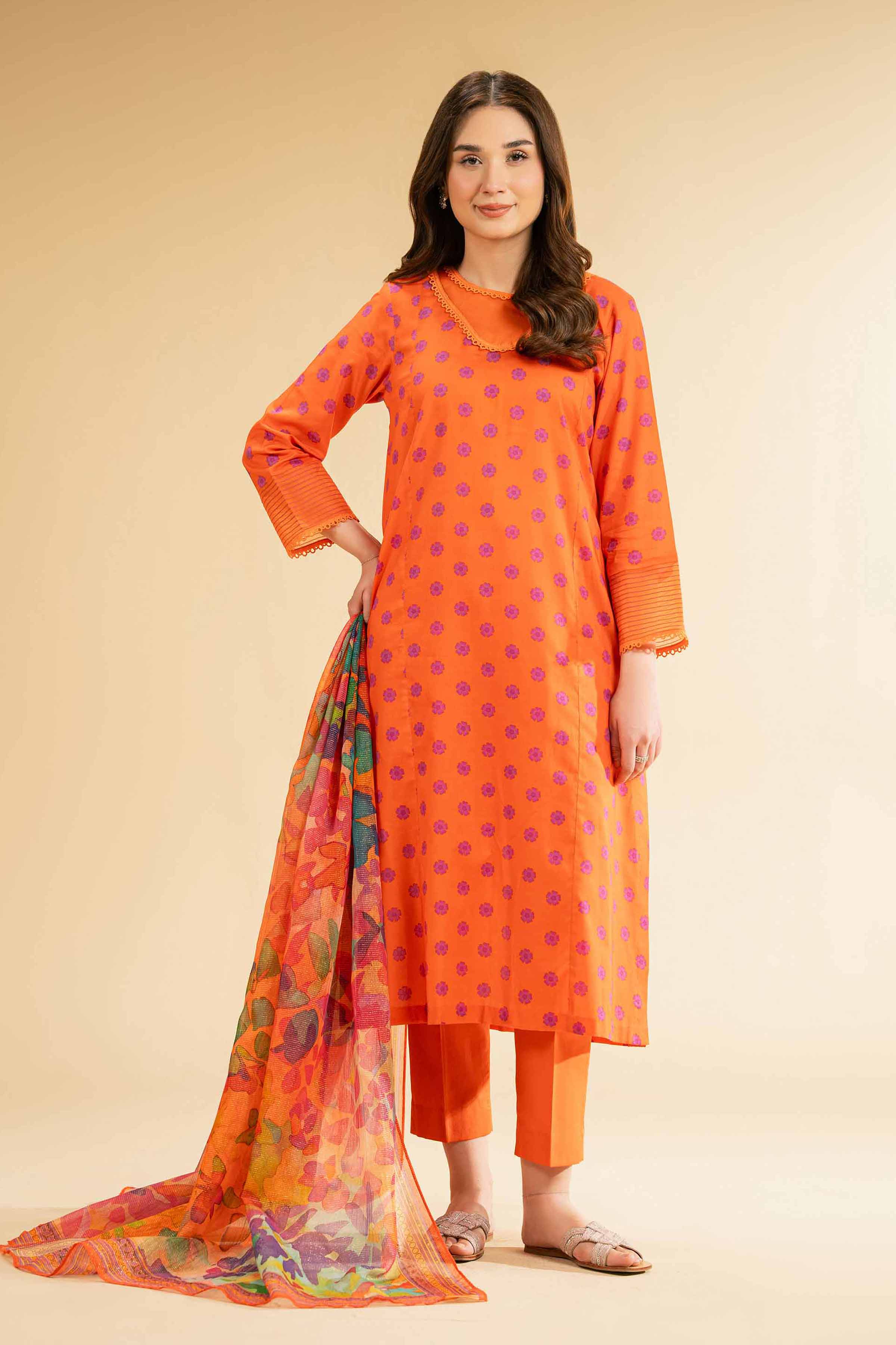 2 Piece - Digital Printed Suit - 42501743 for Women - Unstitched Collection | Nishat | Shop Online