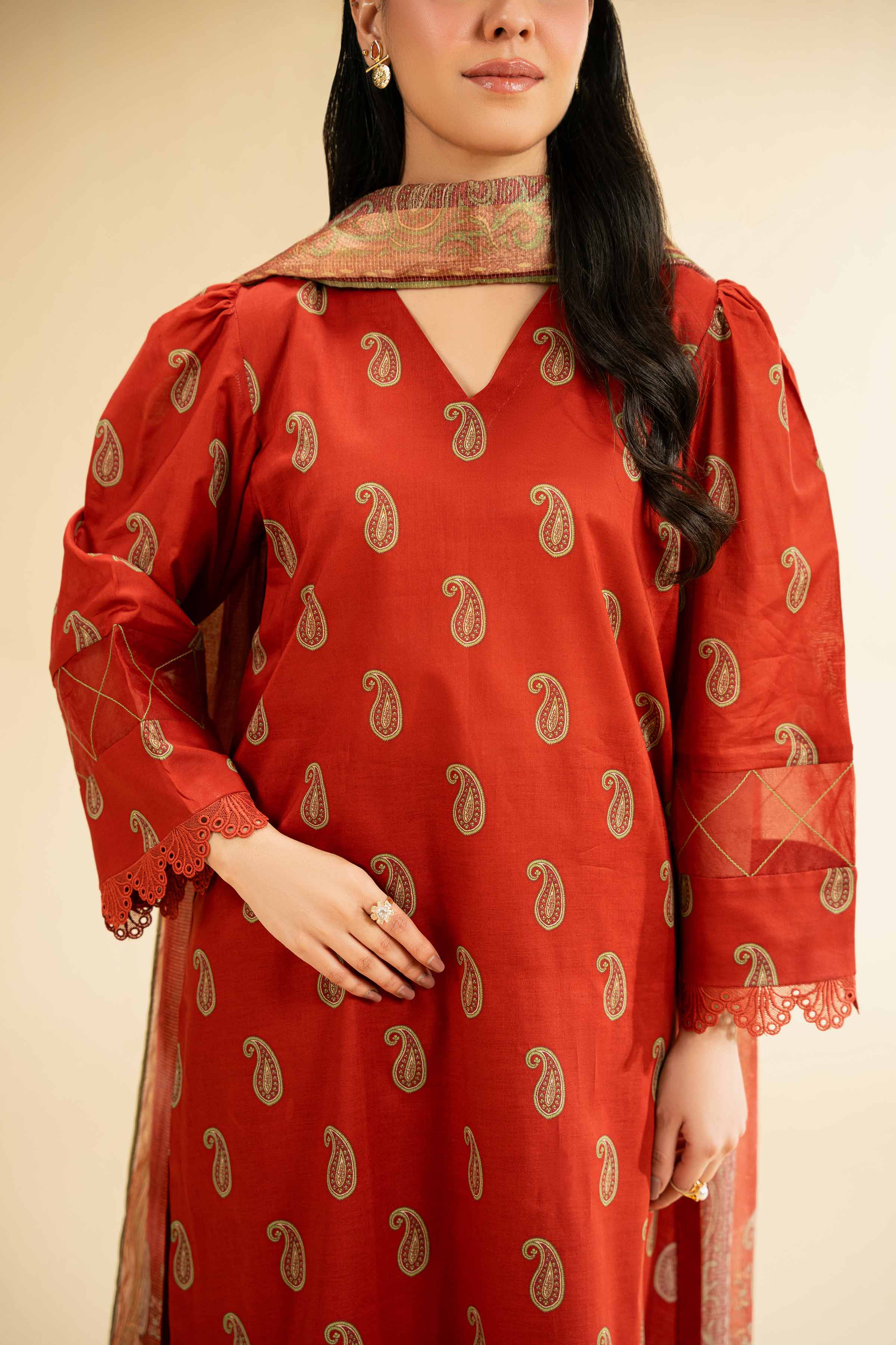 2 Piece - Digital Printed Suit - 42501744 for Women - Unstitched Collection | Nishat | Shop Online