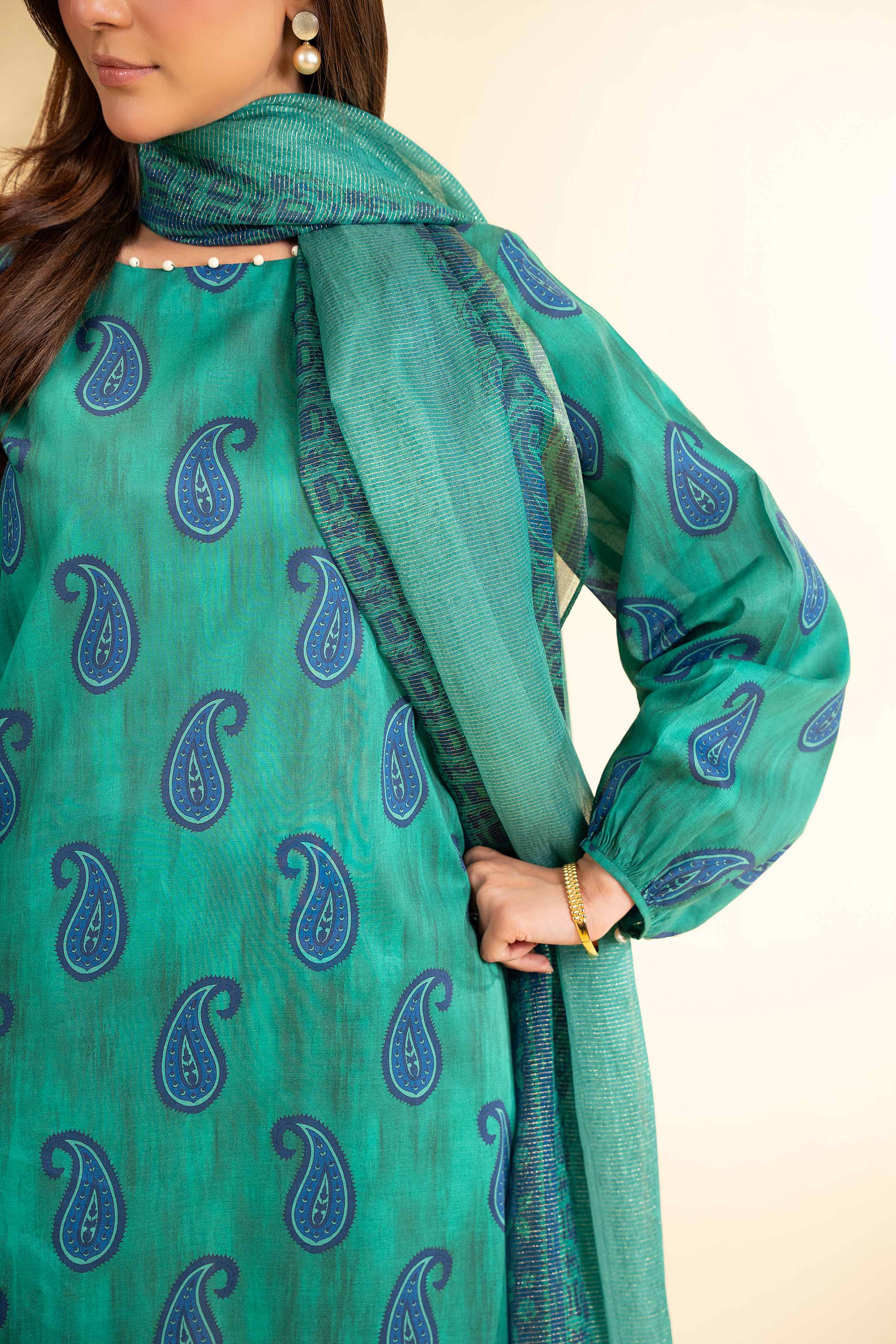 2 Piece - Digital Printed Suit - 42501745 for Women - Unstitched Collection | Nishat | Shop Online