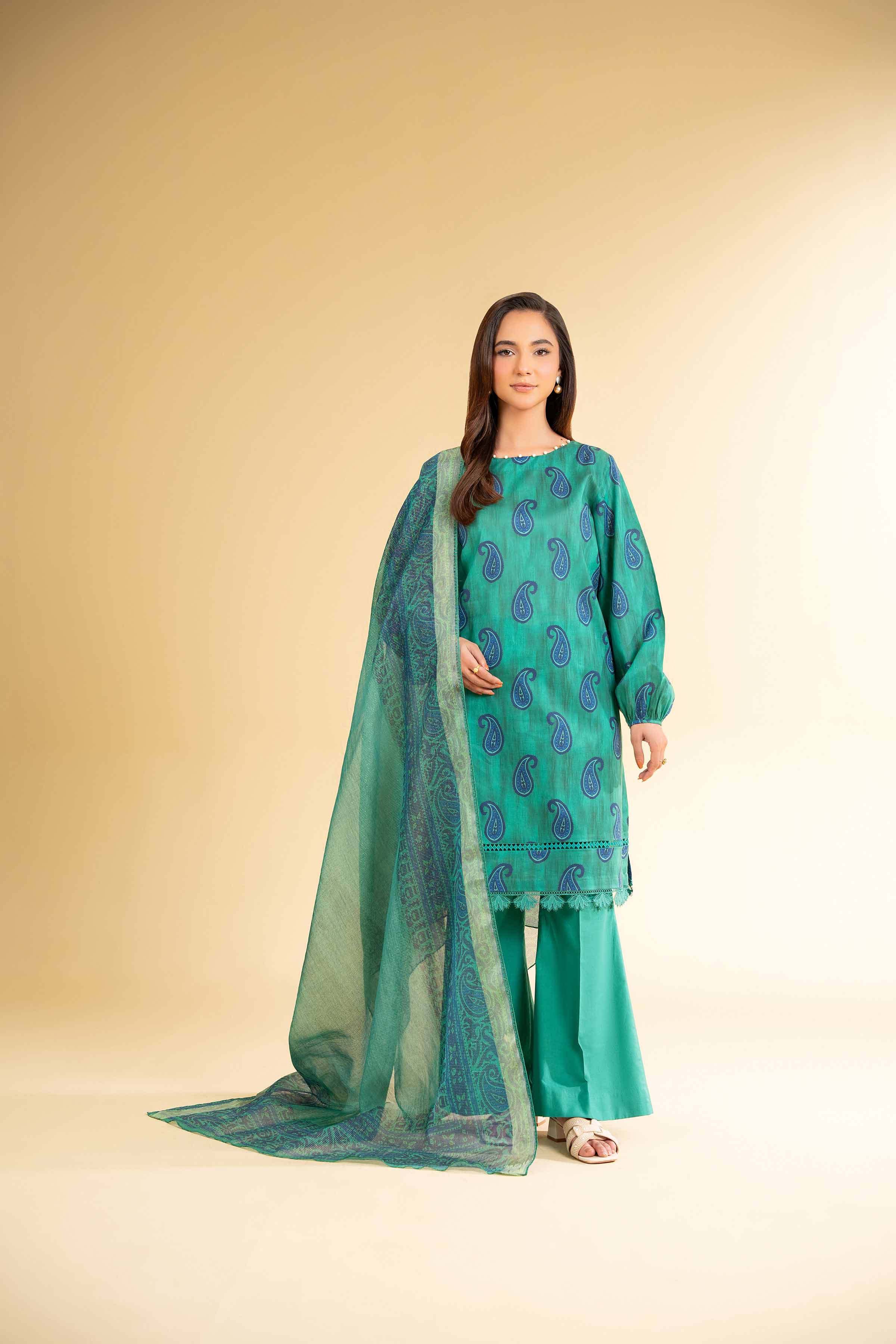 2 Piece - Digital Printed Suit - 42501745 for Women - Unstitched Collection | Nishat | Shop Online