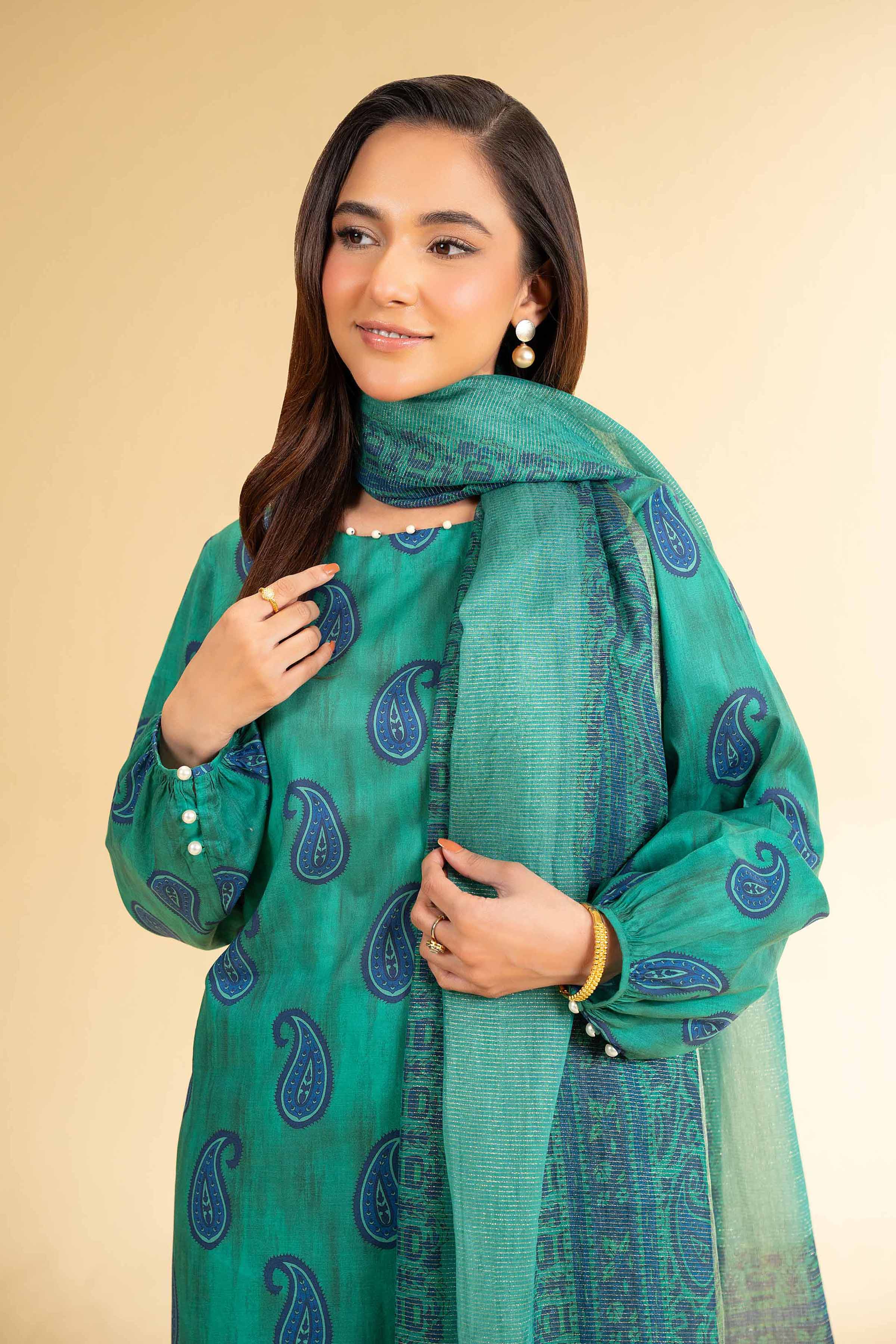 2 Piece - Digital Printed Suit - 42501745 for Women - Unstitched Collection | Nishat | Shop Online