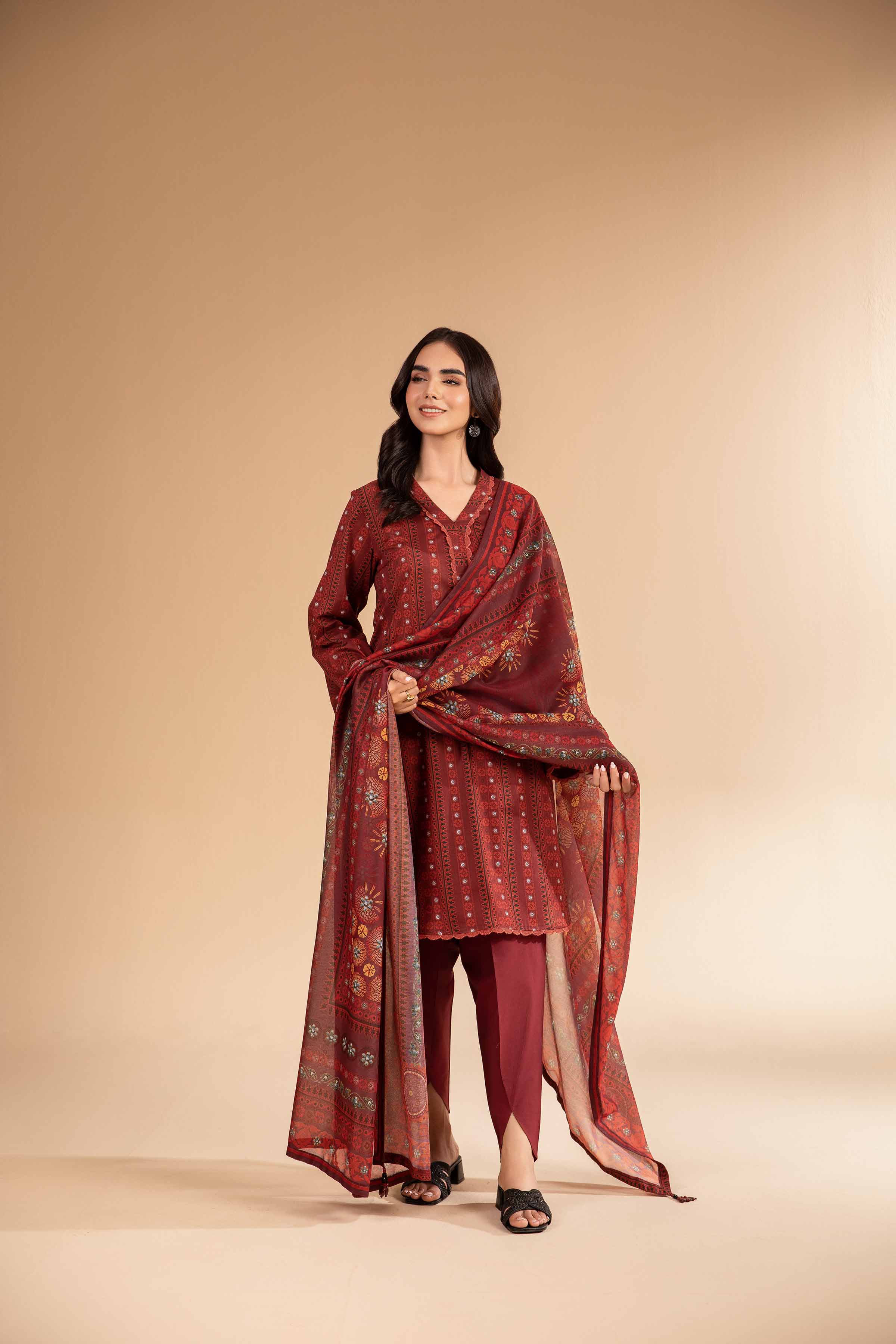 2 Piece - Digital Printed Embroidered Suit - 42501749 for Women - Unstitched Collection | Nishat | Shop Online