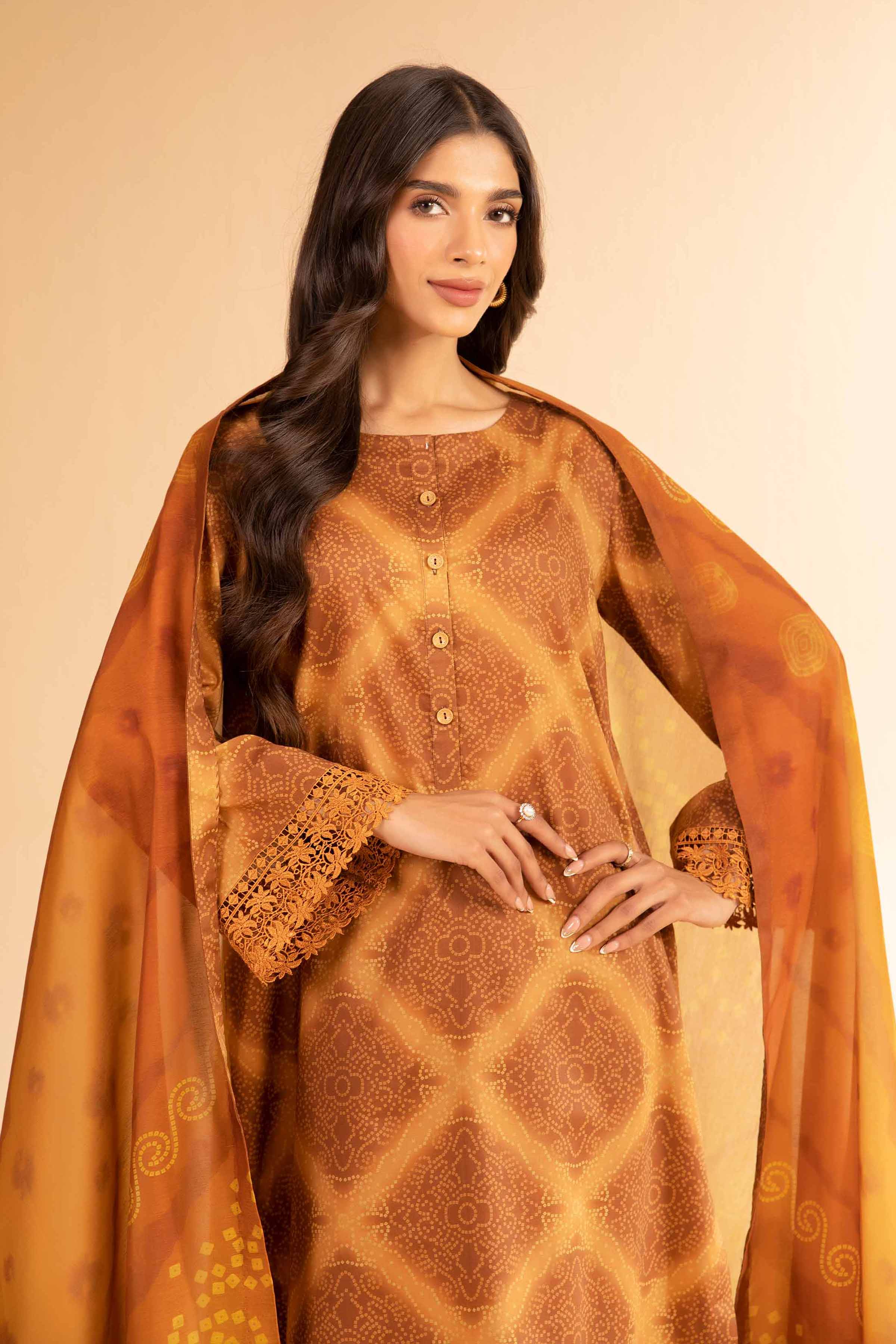 2 Piece - Digital Printed Embroidered Suit - 42501750 for Women - Unstitched Collection | Nishat | Shop Online
