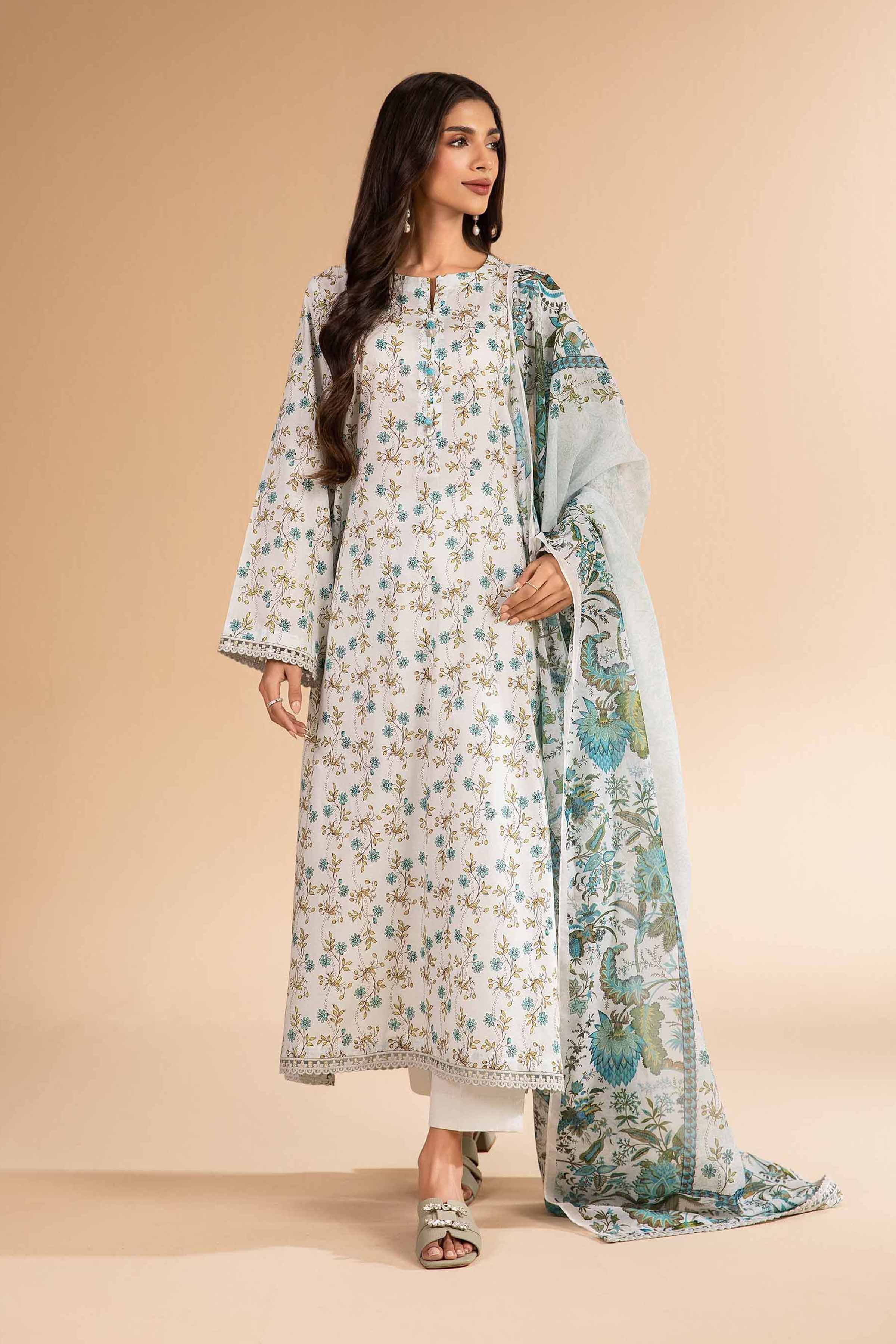 2 Piece - Digital Printed Embroidered Suit - 42501755 for Women - Unstitched Collection | Nishat | Shop Online