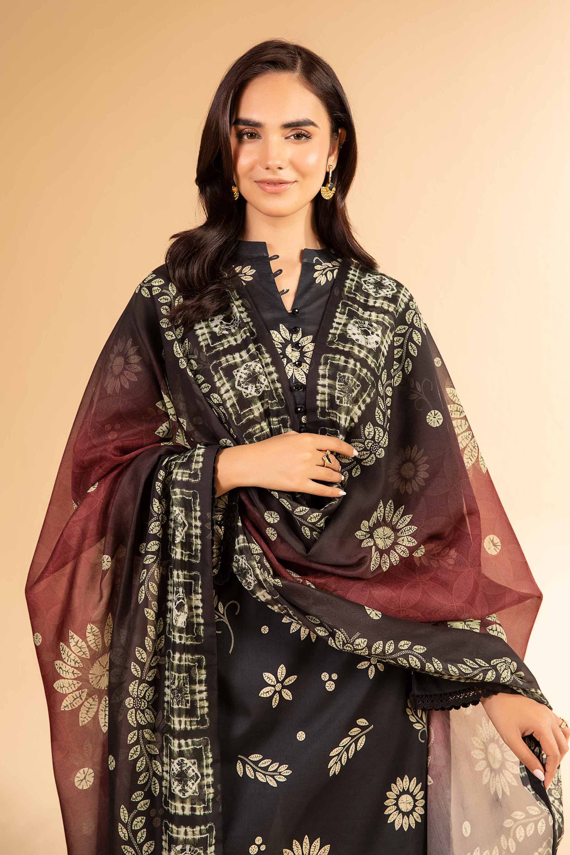 2 Piece - Digital Printed Embroidered Suit - 42501757 for Women - Unstitched Collection | Nishat | Shop Online