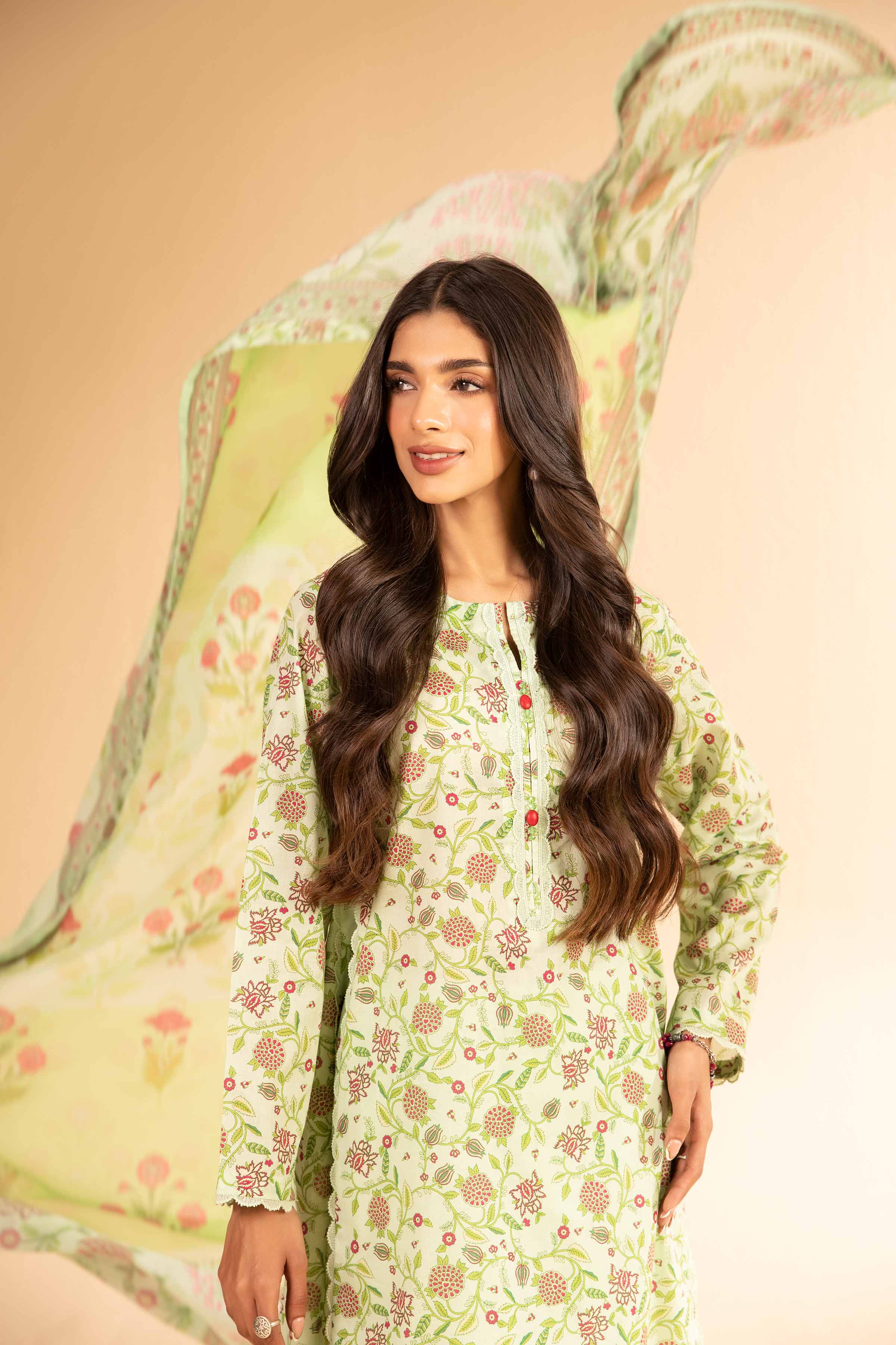 2 Piece - Digital Printed Embroidered Suit - 42501758 for Women - Unstitched Collection | Nishat | Shop Online