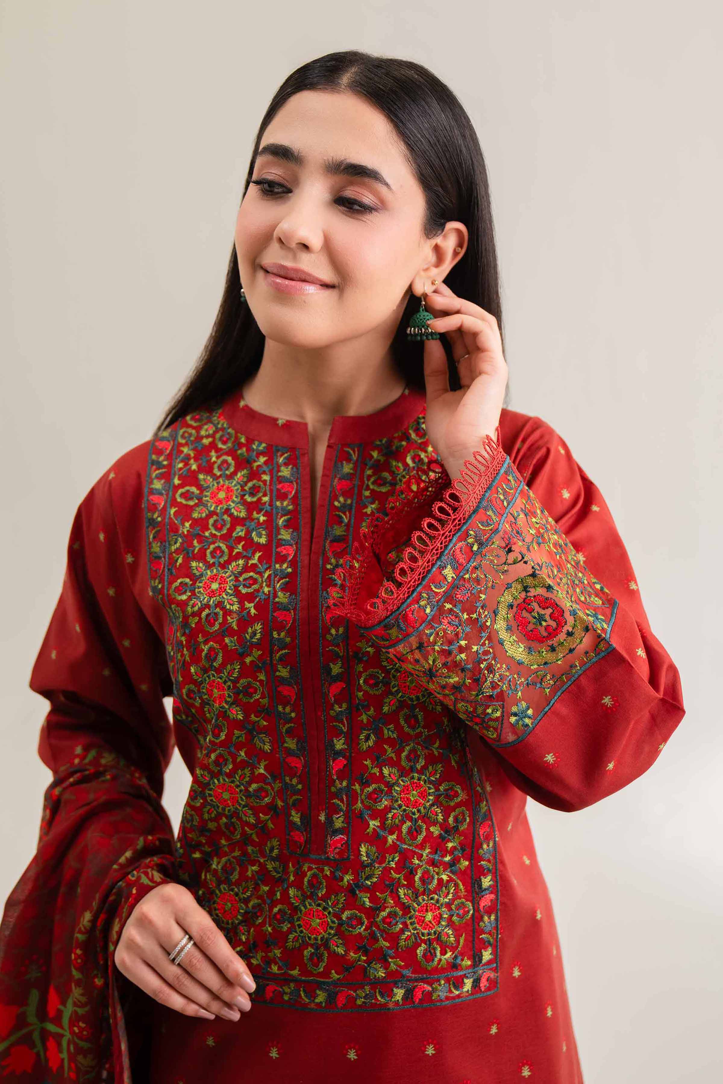 2 Piece - Digital Printed Embroidered Suit - 42501761 for Women - Unstitched Collection | Nishat | Shop Online