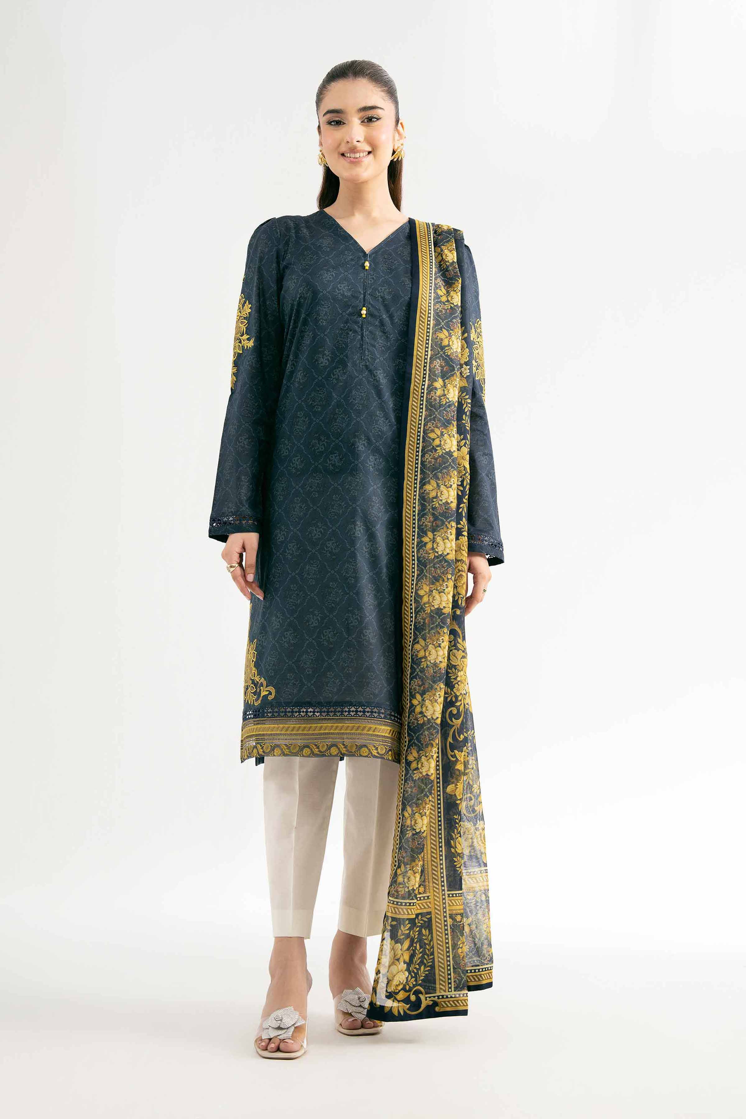 2 Piece - Digital Printed Embroidered Suit - 42501767 for Women - Unstitched Collection | Nishat | Shop Online