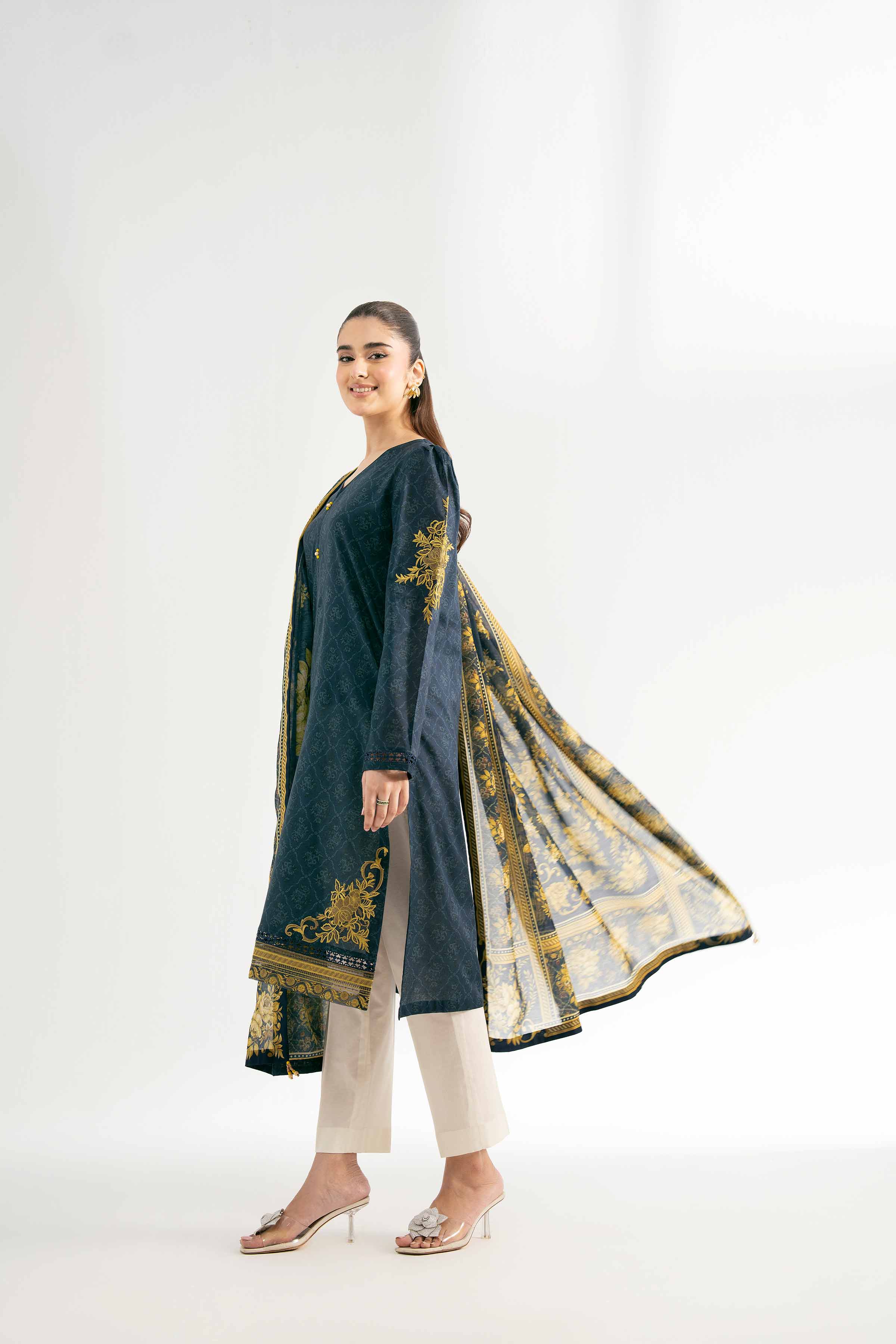 2 Piece - Digital Printed Embroidered Suit - 42501767 for Women - Unstitched Collection | Nishat | Shop Online