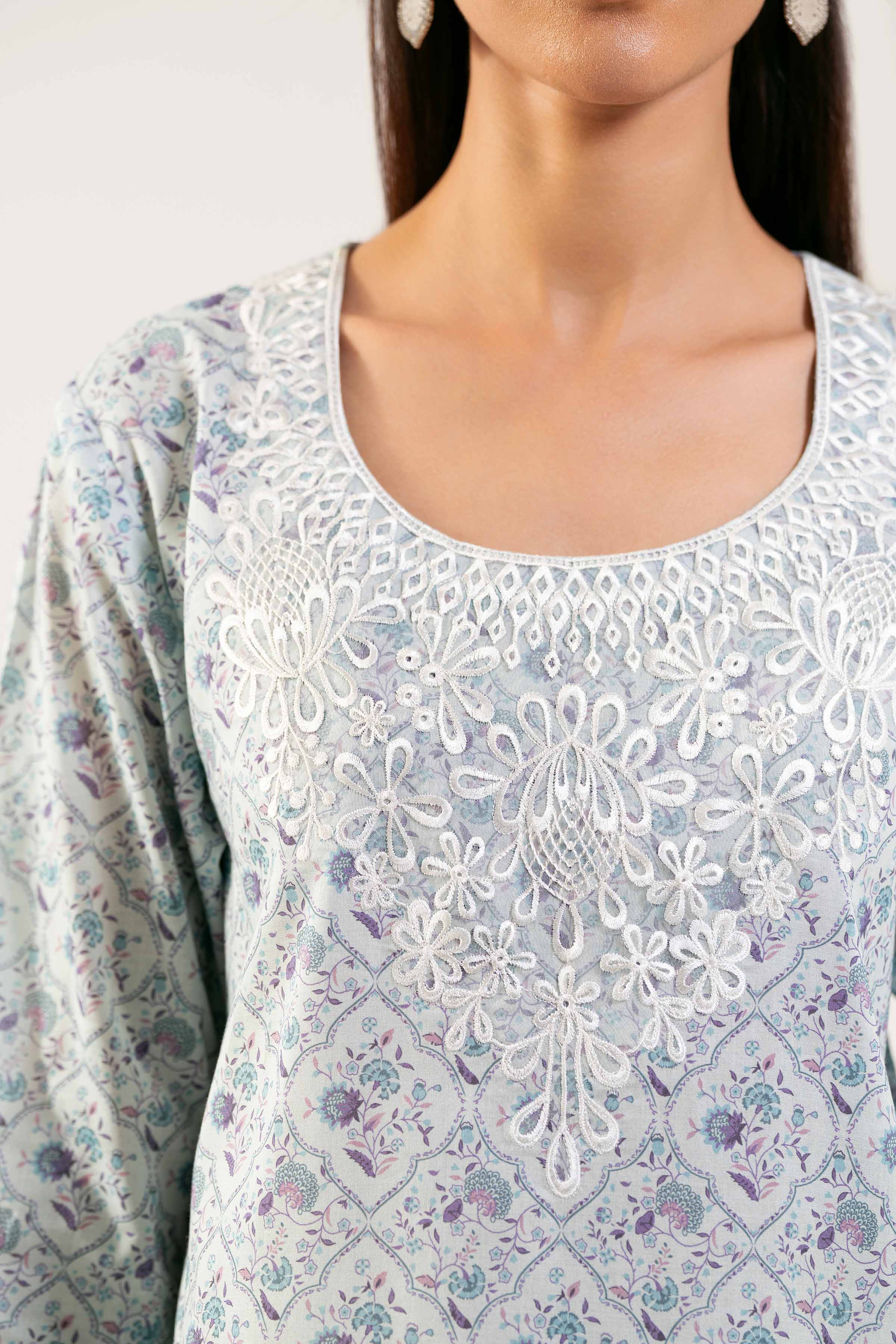 2 Piece - Digital Printed Embroidered Suit - 42501768 for Women - Unstitched Collection | Nishat | Shop Online