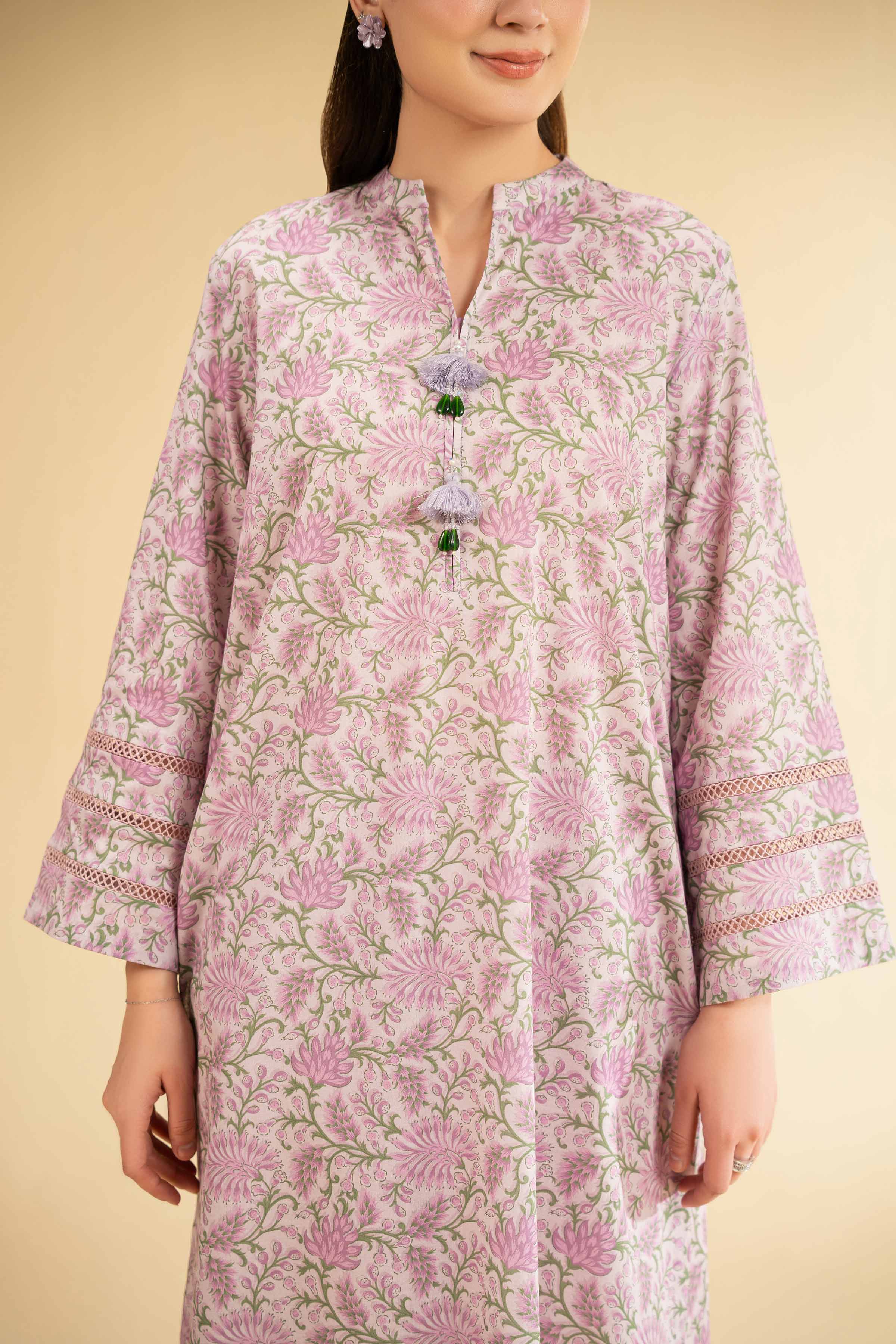 2 Piece - Digital Printed Embroidered Suit - 42501769 for Women - Unstitched Collection | Nishat | Shop Online