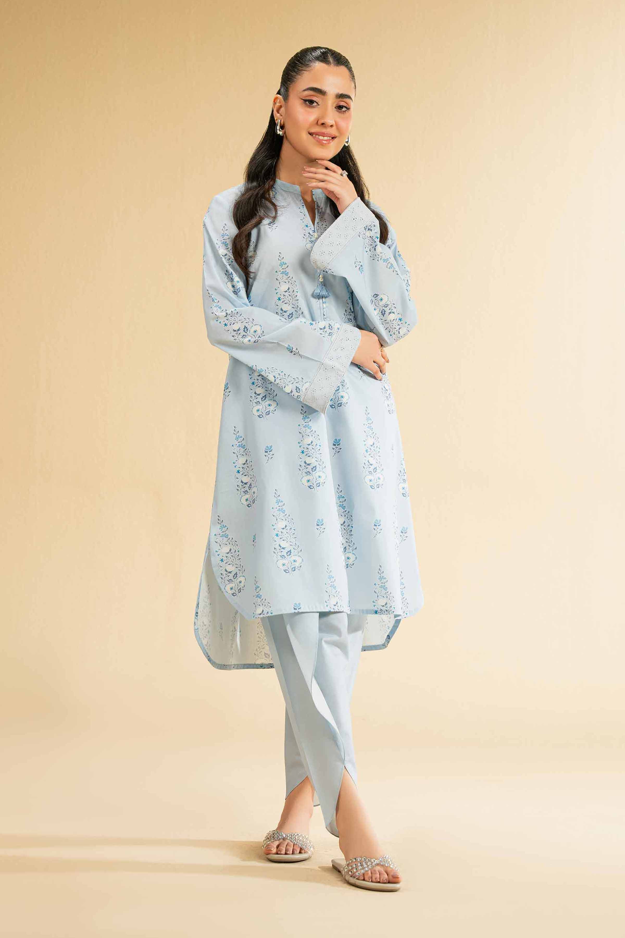 2 Piece - Digital Printed Embroidered Suit - 42501770 for Women - Unstitched Collection | Nishat | Shop Online