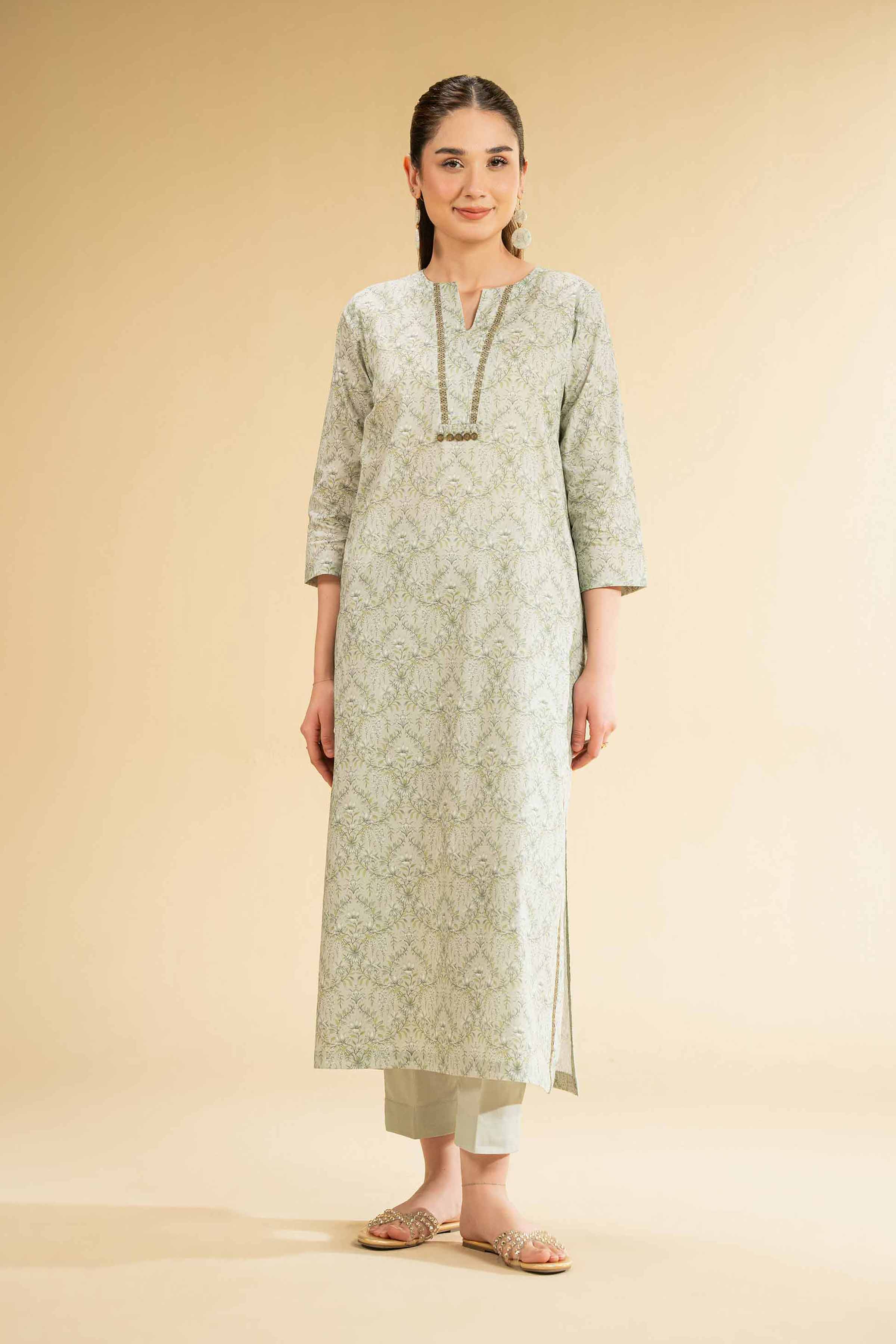 2 Piece - Digital Printed Embroidered Suit - 42501771 for Women - Unstitched Collection | Nishat | Shop Online