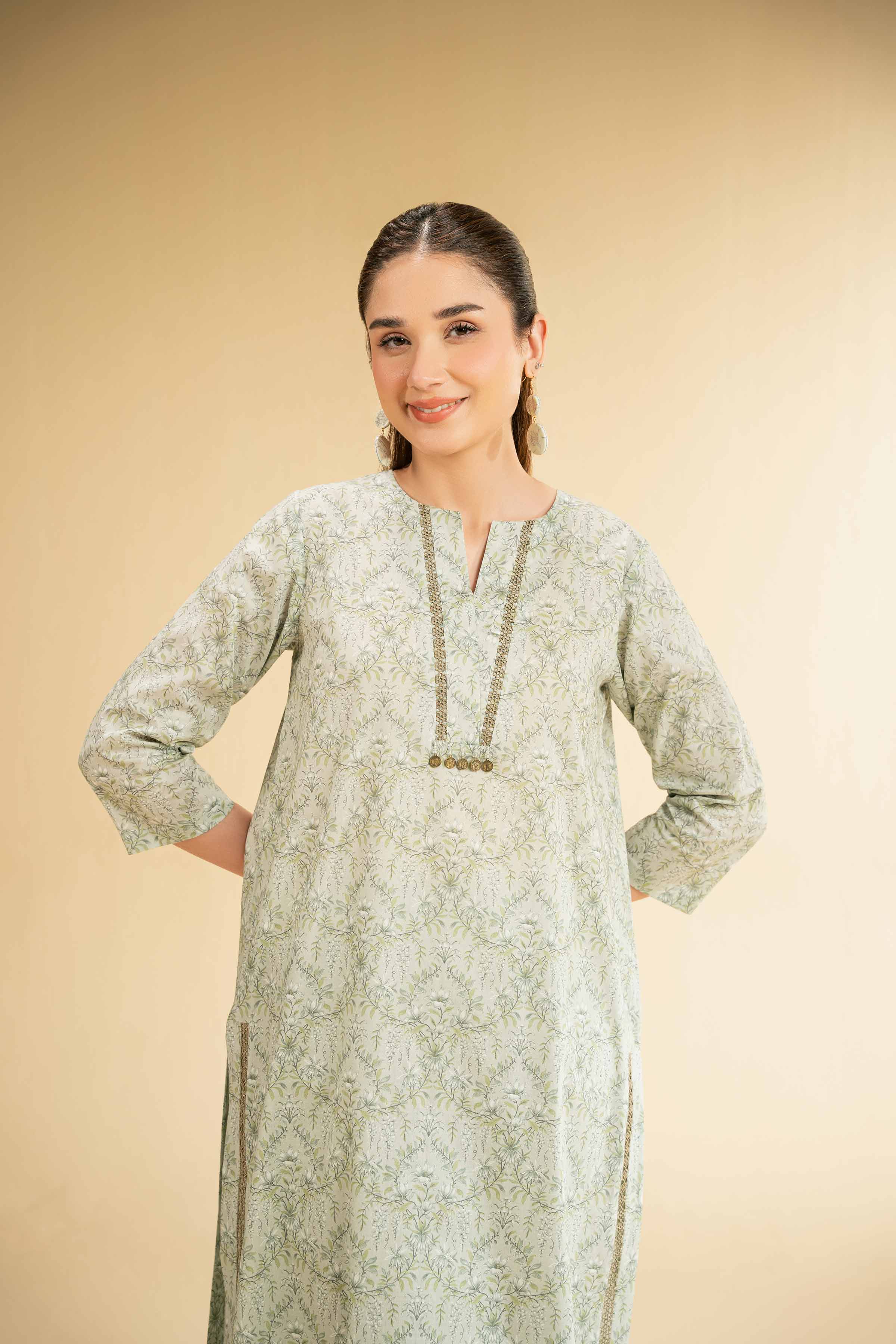 2 Piece - Digital Printed Embroidered Suit - 42501771 for Women - Unstitched Collection | Nishat | Shop Online