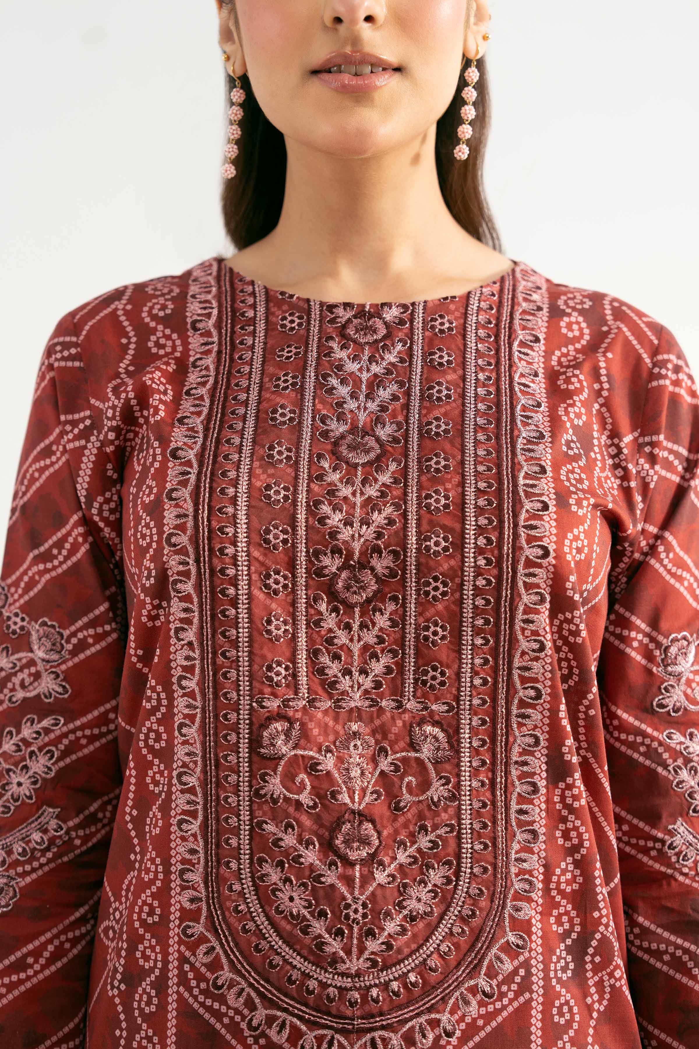 2 Piece - Digital Printed Embroidered Suit - 42501775 for Women - Unstitched Collection | Nishat | Shop Online