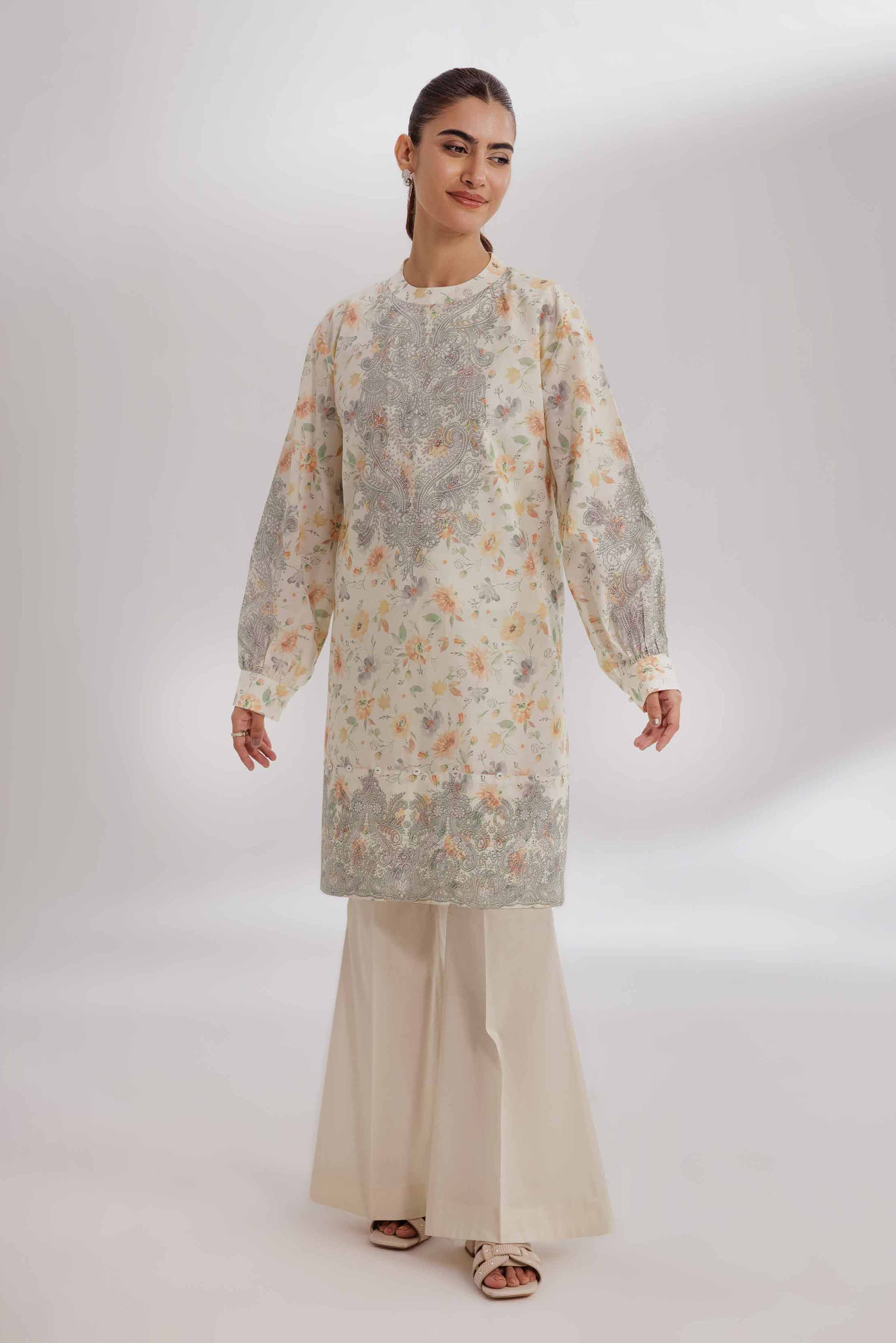 2 Piece - Digital Printed Suit - 42501780 for Women - Unstitched Collection | Nishat | Shop Online