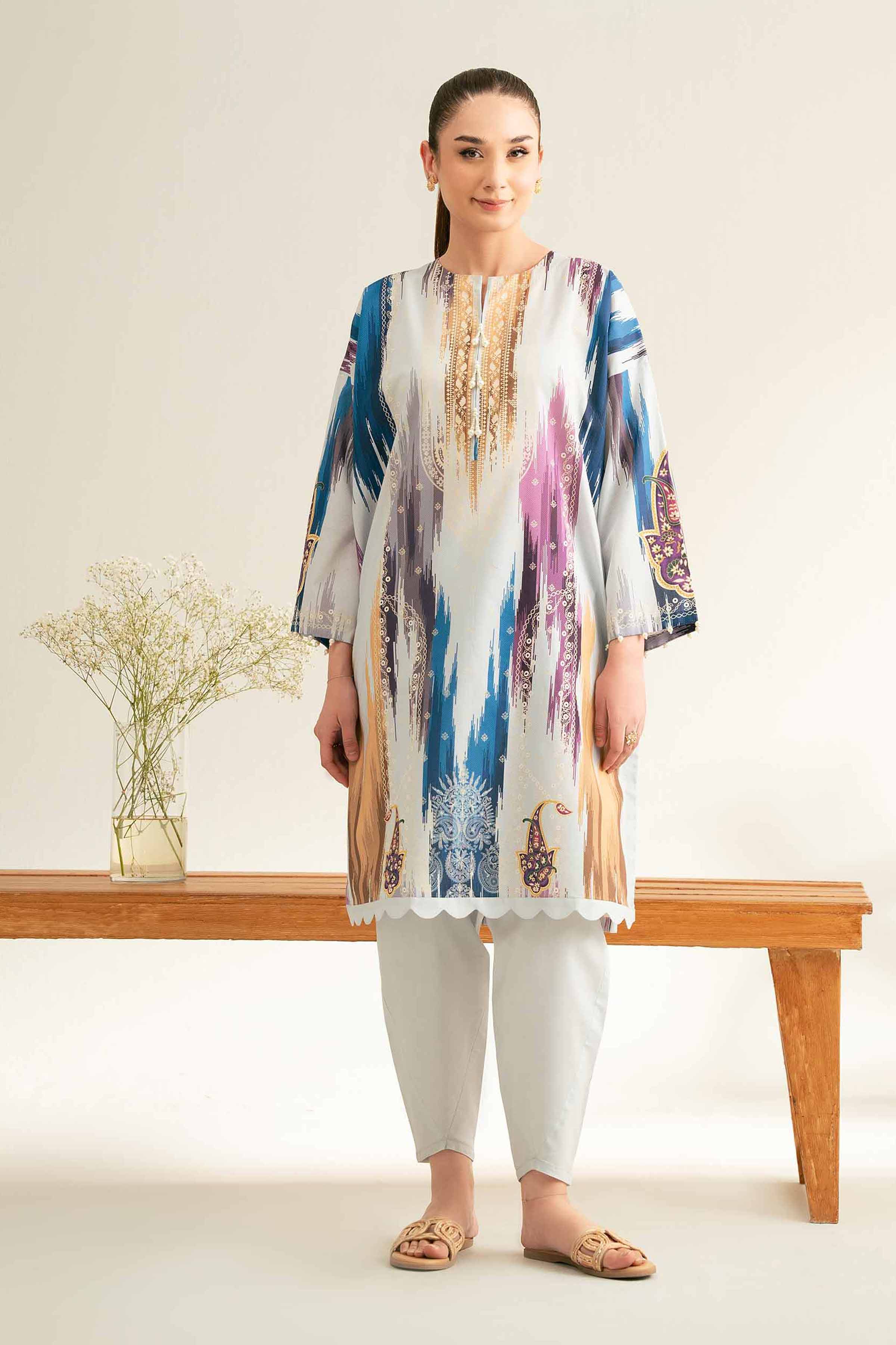 2 Piece - Digital Printed Suit - 42501781 for Women - Unstitched Collection | Nishat | Shop Online