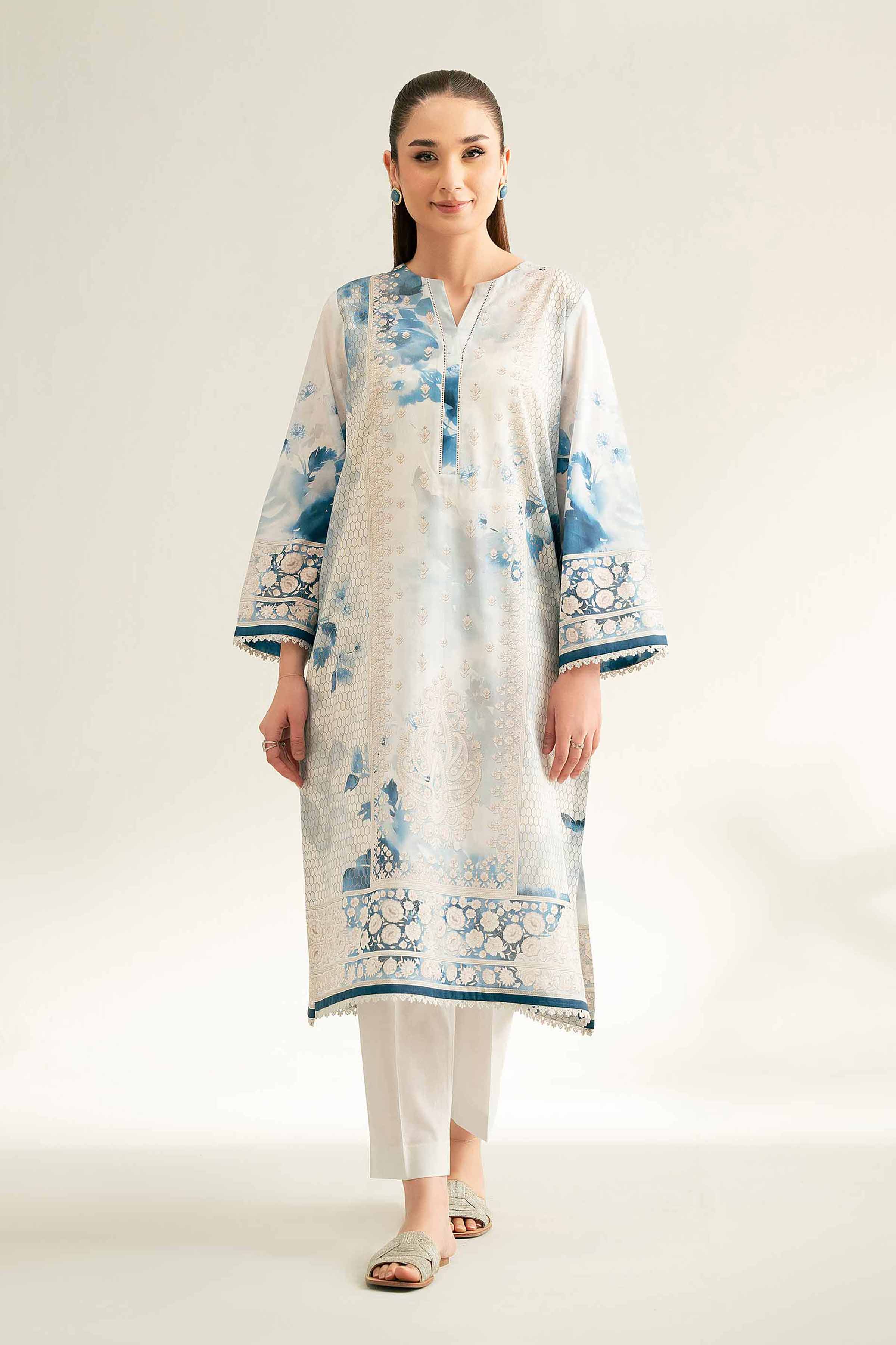 2 Piece - Digital Printed Suit - 42501782 for Women - Unstitched Collection | Nishat | Shop Online