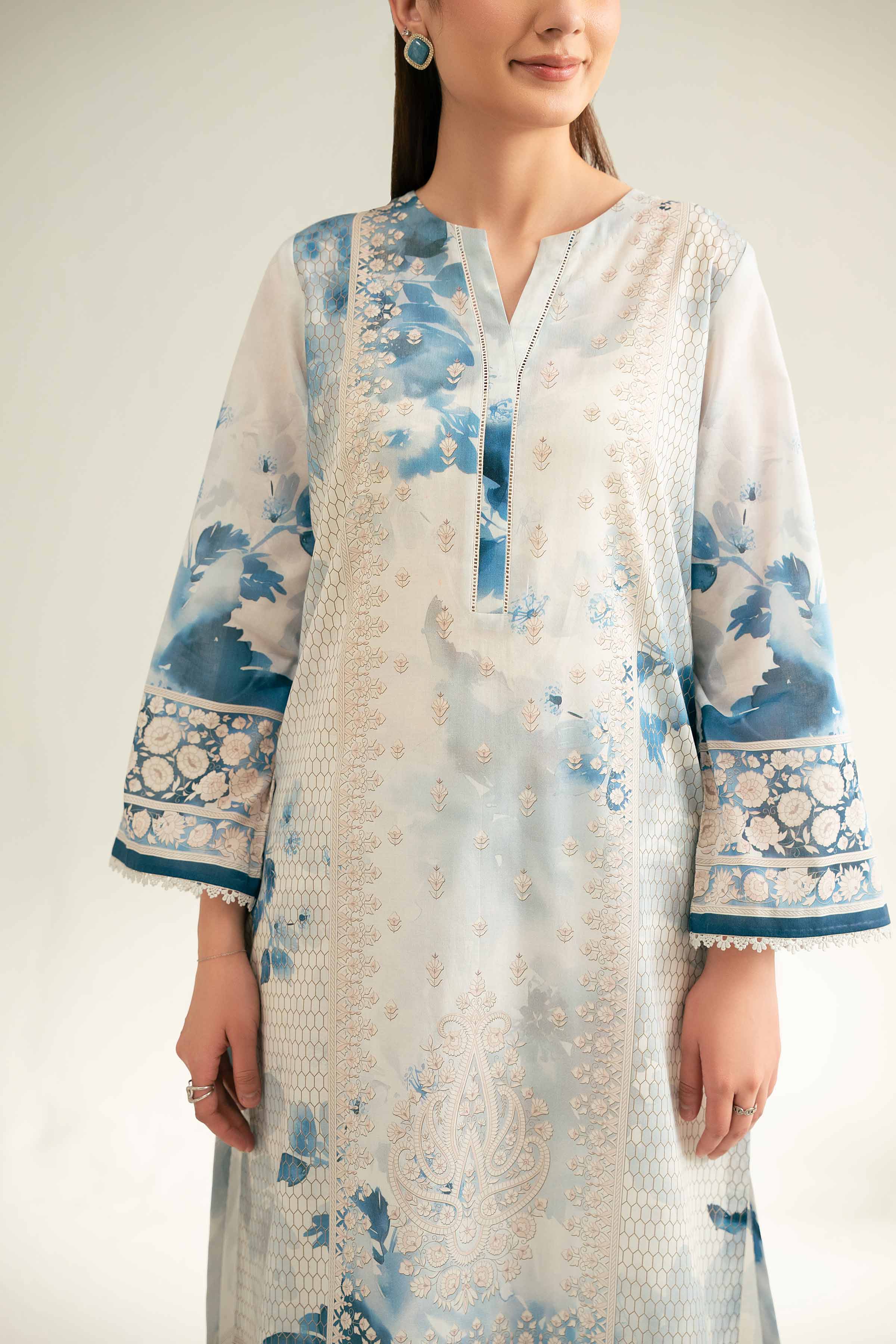 2 Piece - Digital Printed Suit - 42501782 for Women - Unstitched Collection | Nishat | Shop Online