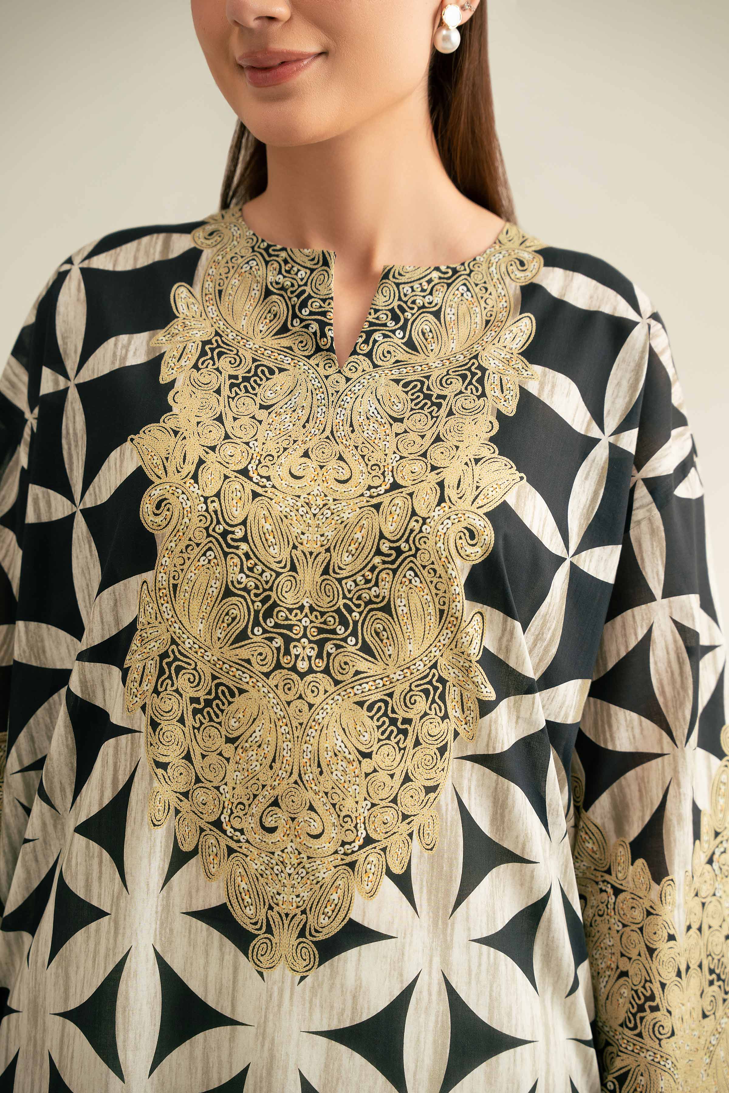 2 Piece - Digital Printed Suit - 42501785 for Women - Unstitched Collection | Nishat | Shop Online