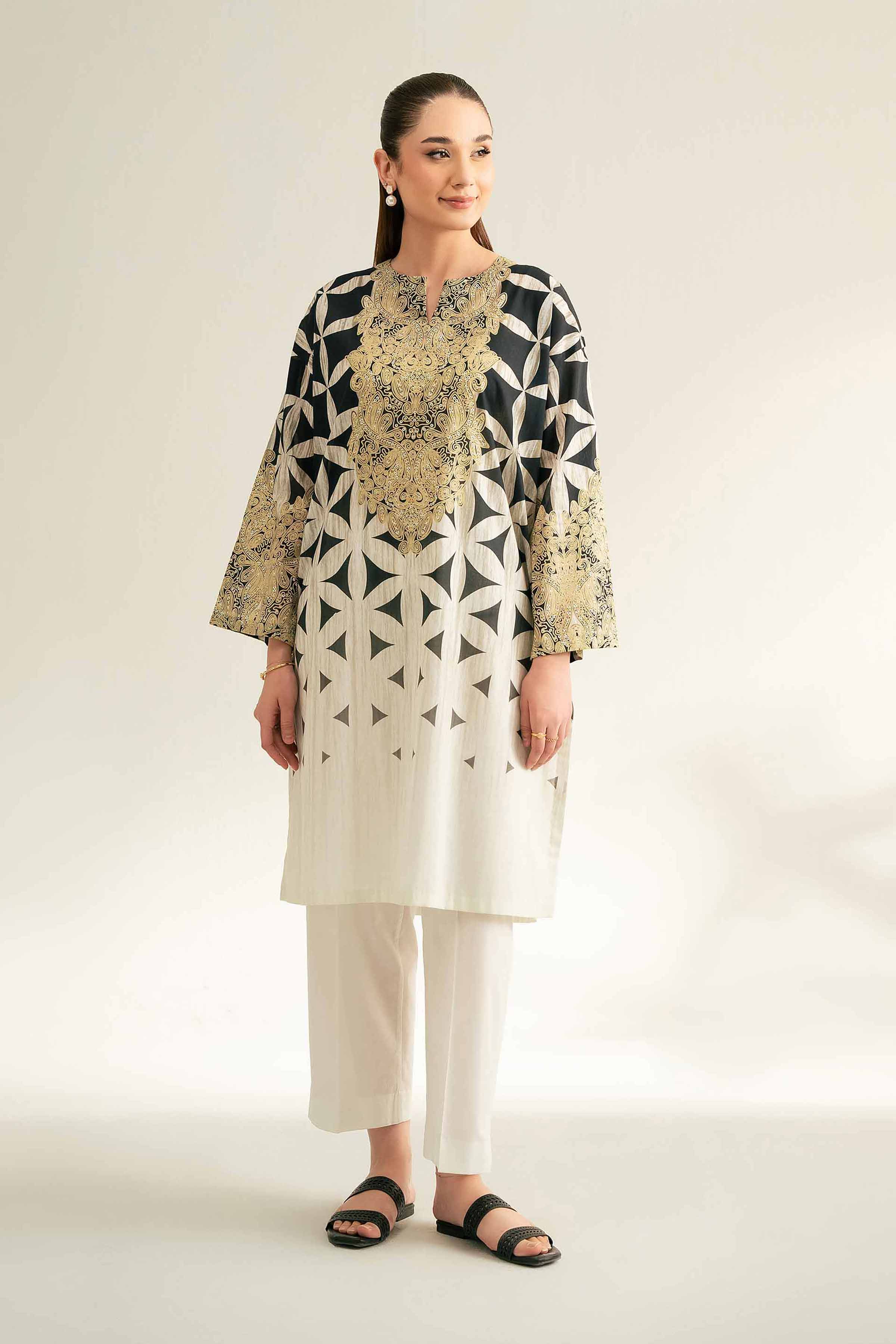 2 Piece - Digital Printed Suit - 42501785 for Women - Unstitched Collection | Nishat | Shop Online