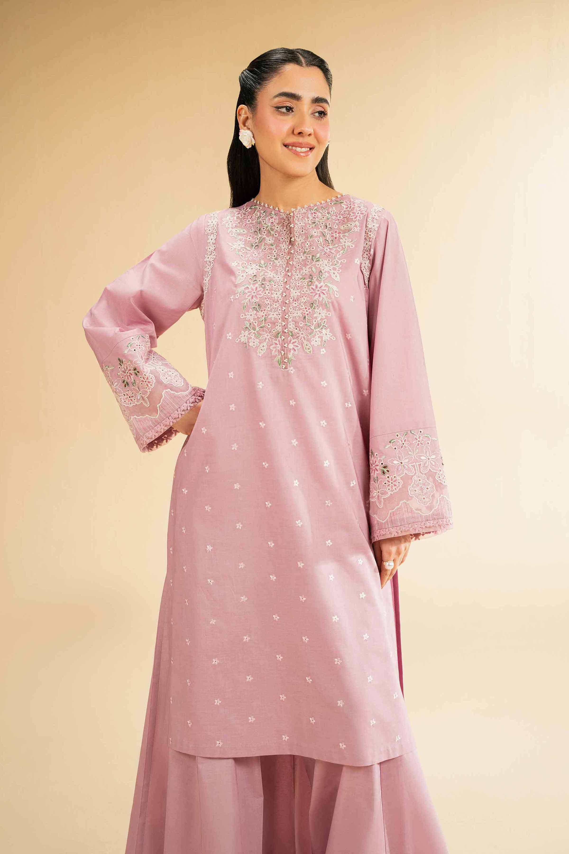 2 Piece - Dyed Embroidered Suit - 42501789 for Women - Unstitched Collection | Nishat | Shop Online