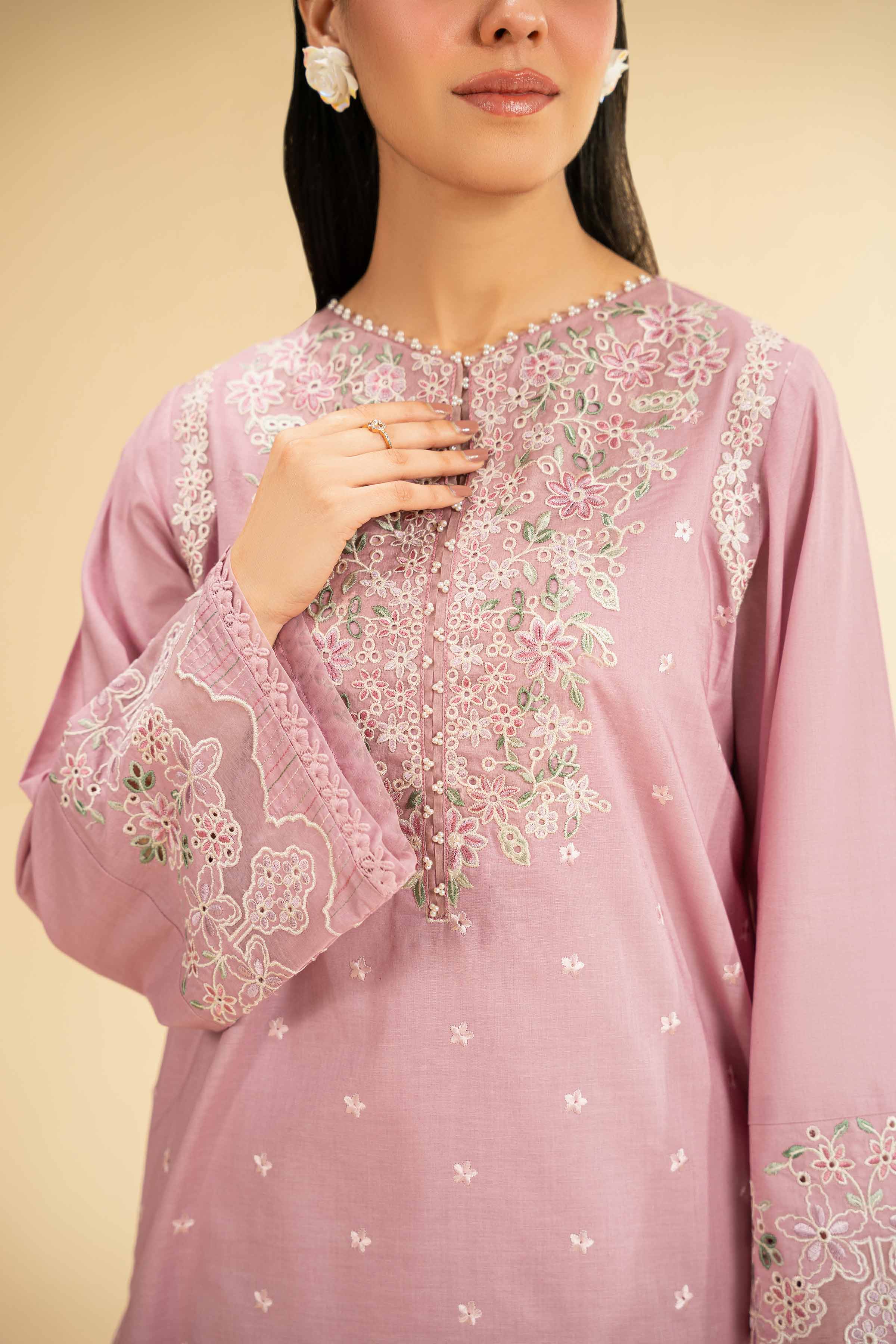 2 Piece - Dyed Embroidered Suit - 42501789 for Women - Unstitched Collection | Nishat | Shop Online