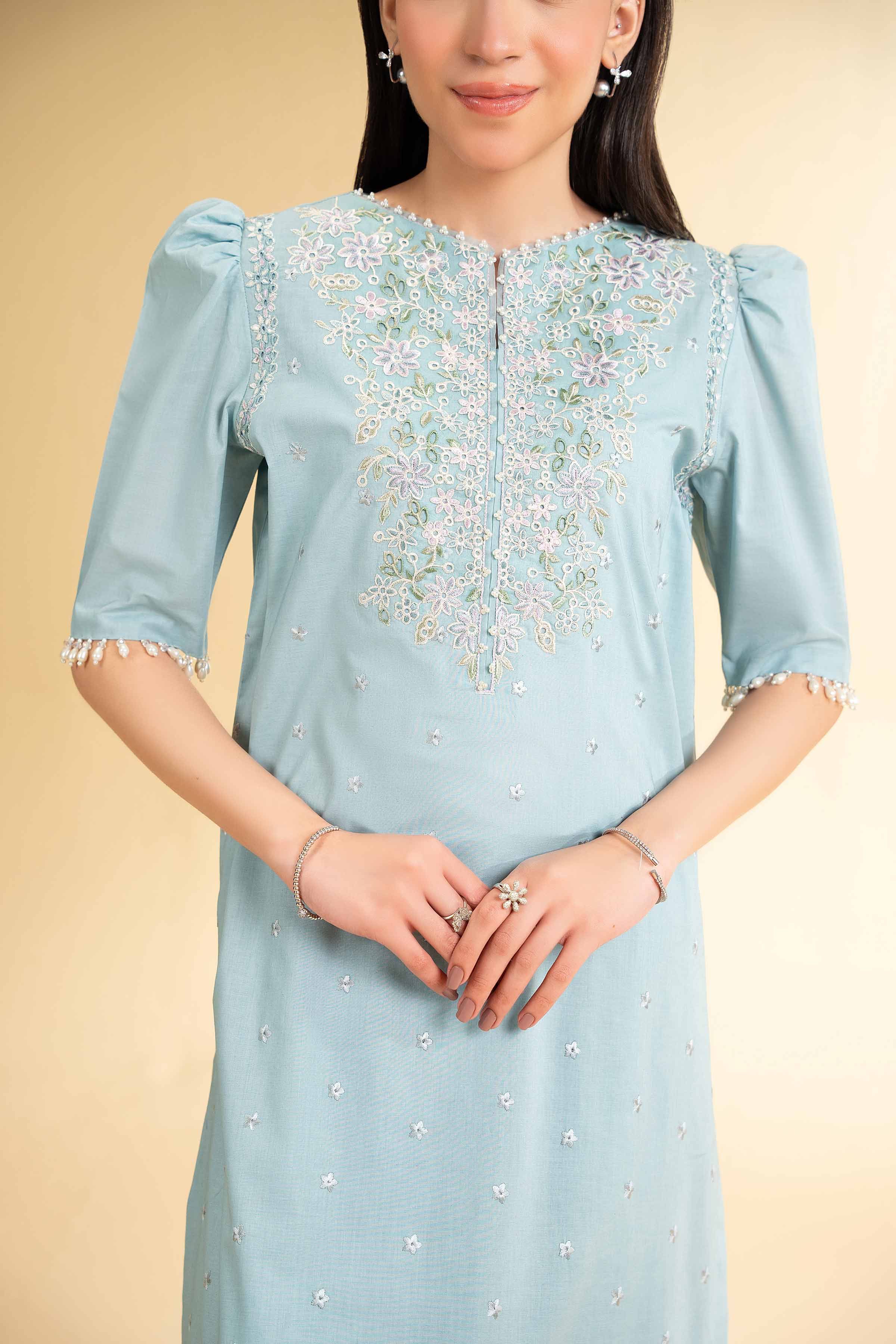 2 Piece - Dyed Embroidered Suit - 42501790 for Women - Unstitched Collection | Nishat | Shop Online