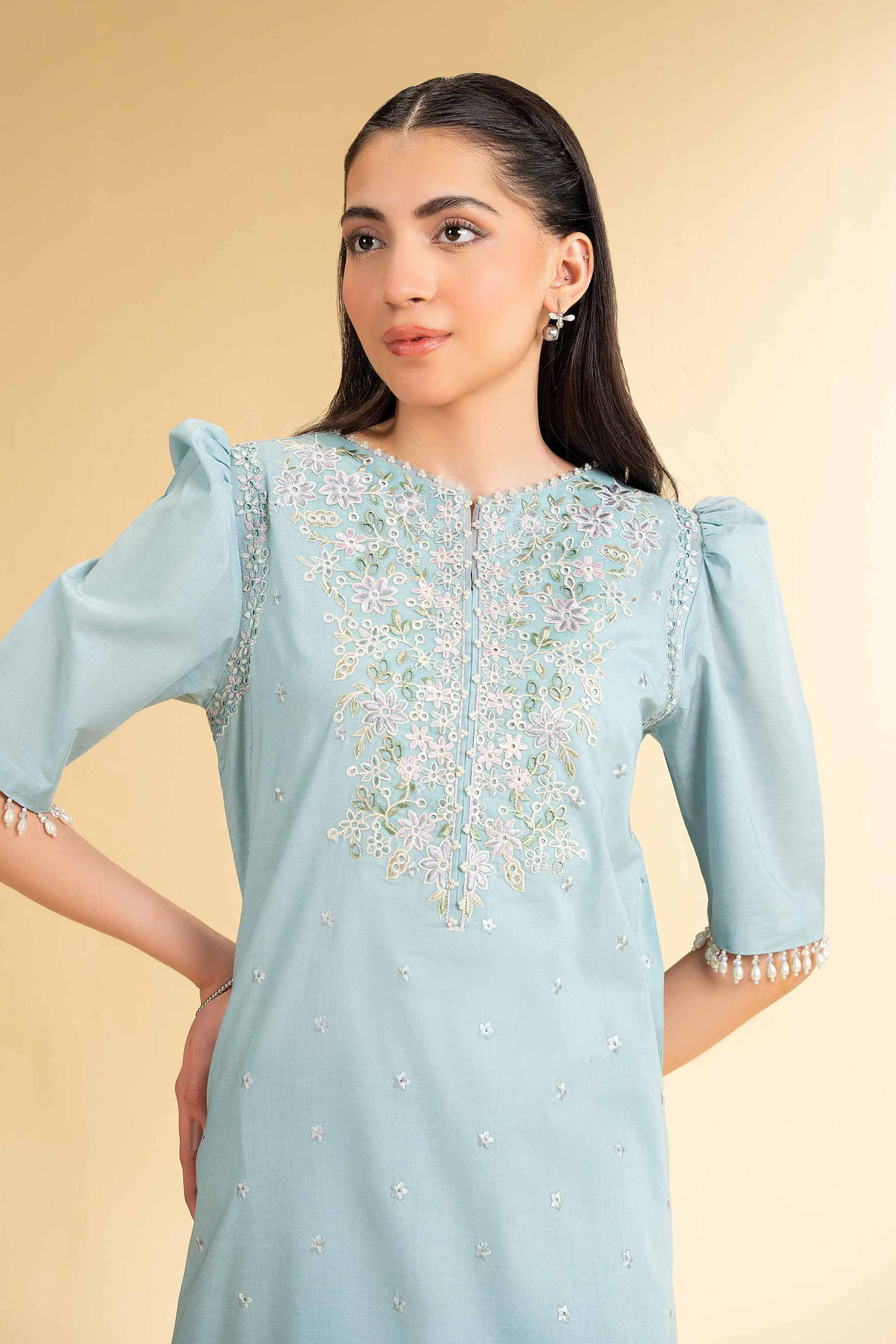 2 Piece - Dyed Embroidered Suit - 42501790 for Women - Unstitched Collection | Nishat | Shop Online