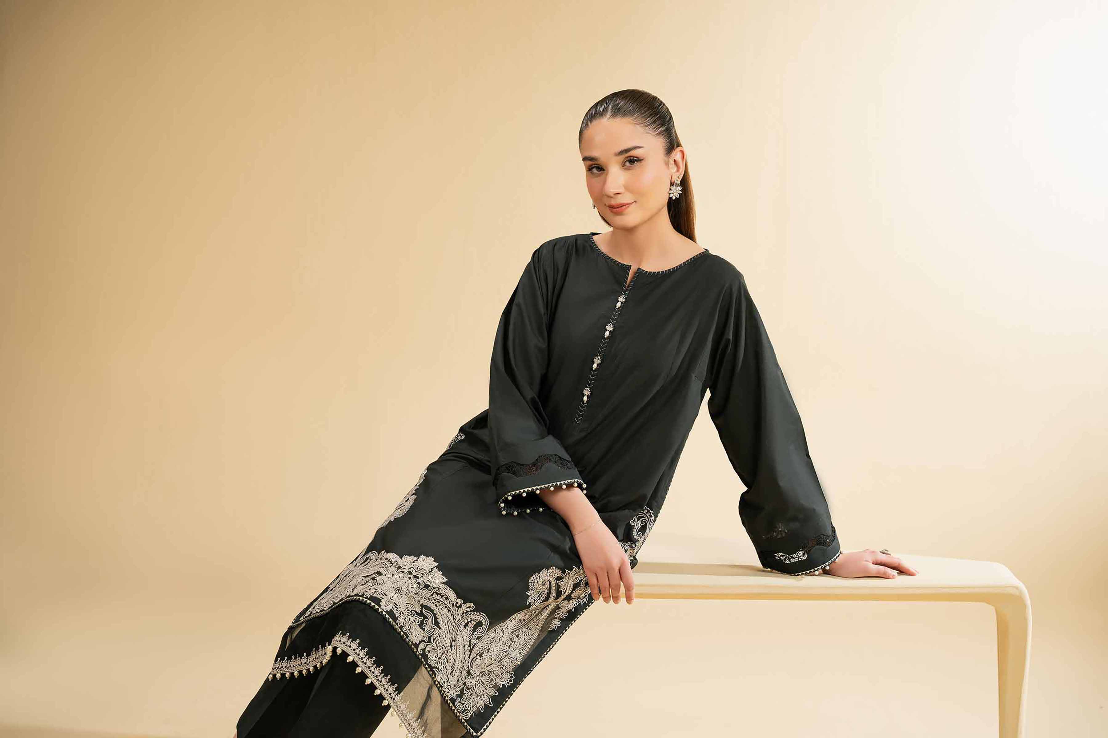 2 Piece - Dyed Embroidered Suit - 42501791 for Women - Unstitched Collection | Nishat | Shop Online