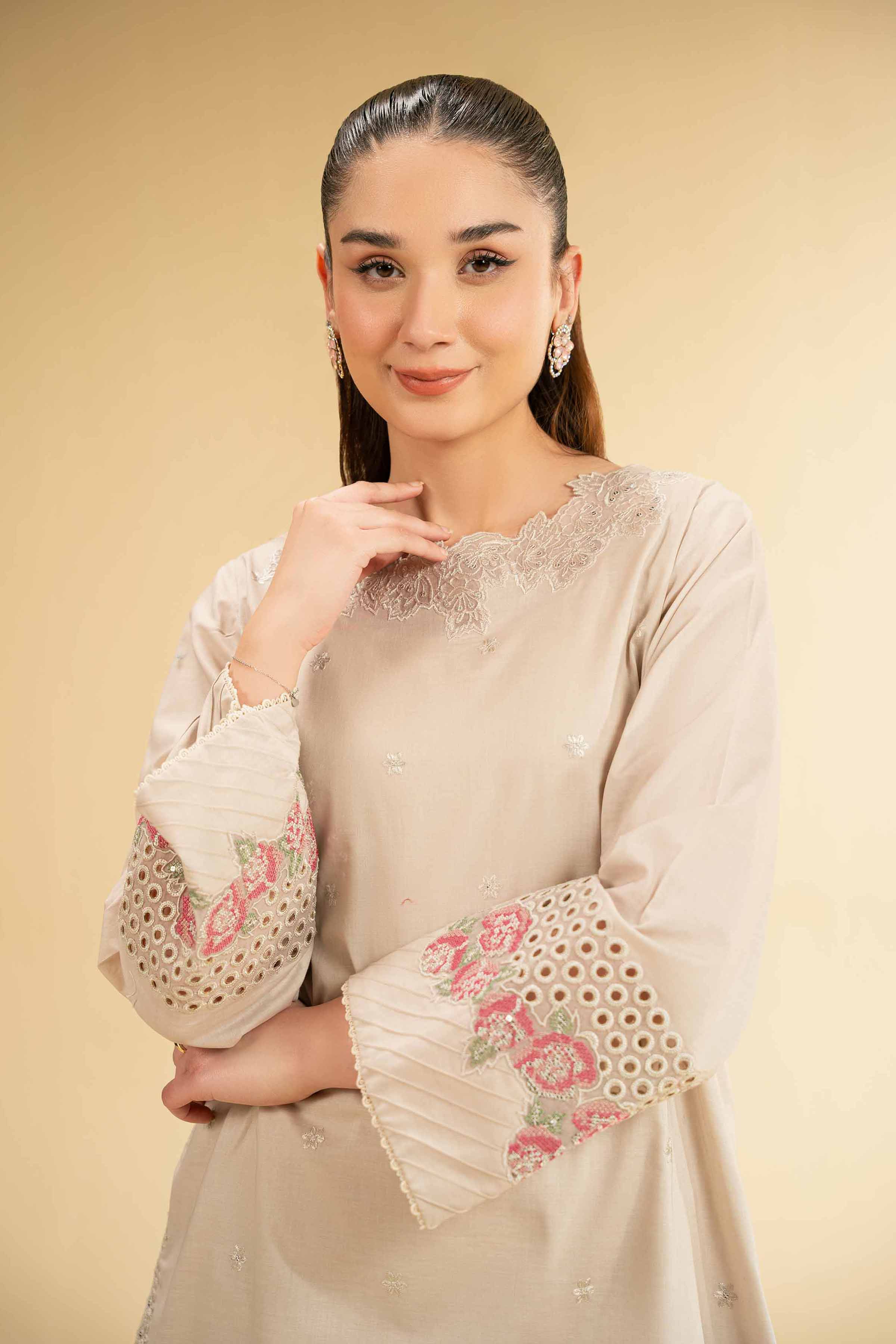 2 Piece - Dyed Embroidered Suit - 42501792 for Women - Unstitched Collection | Nishat | Shop Online