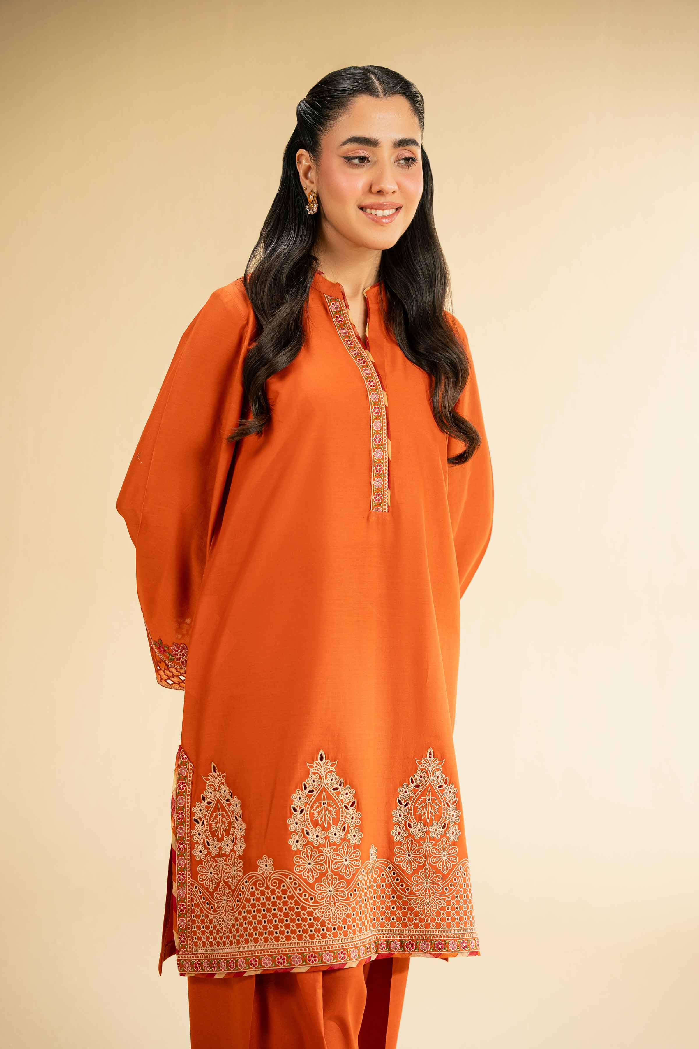 2 Piece - Dyed Embroidered Suit - 42501796 for Women - Unstitched Collection | Nishat | Shop Online